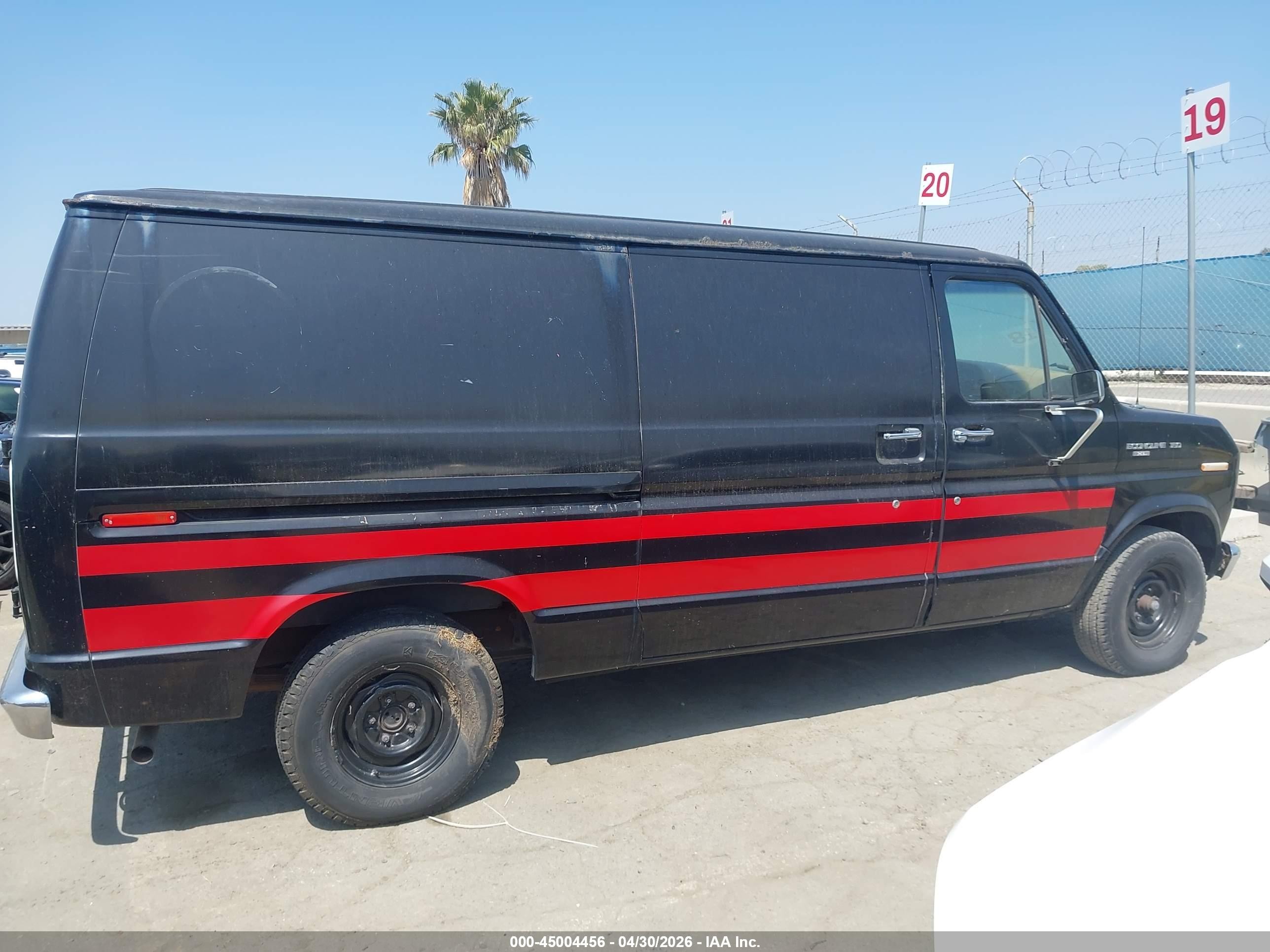 1985 Ford Econoline E150 Van Black vin: 1FTEE14F4FHB90990