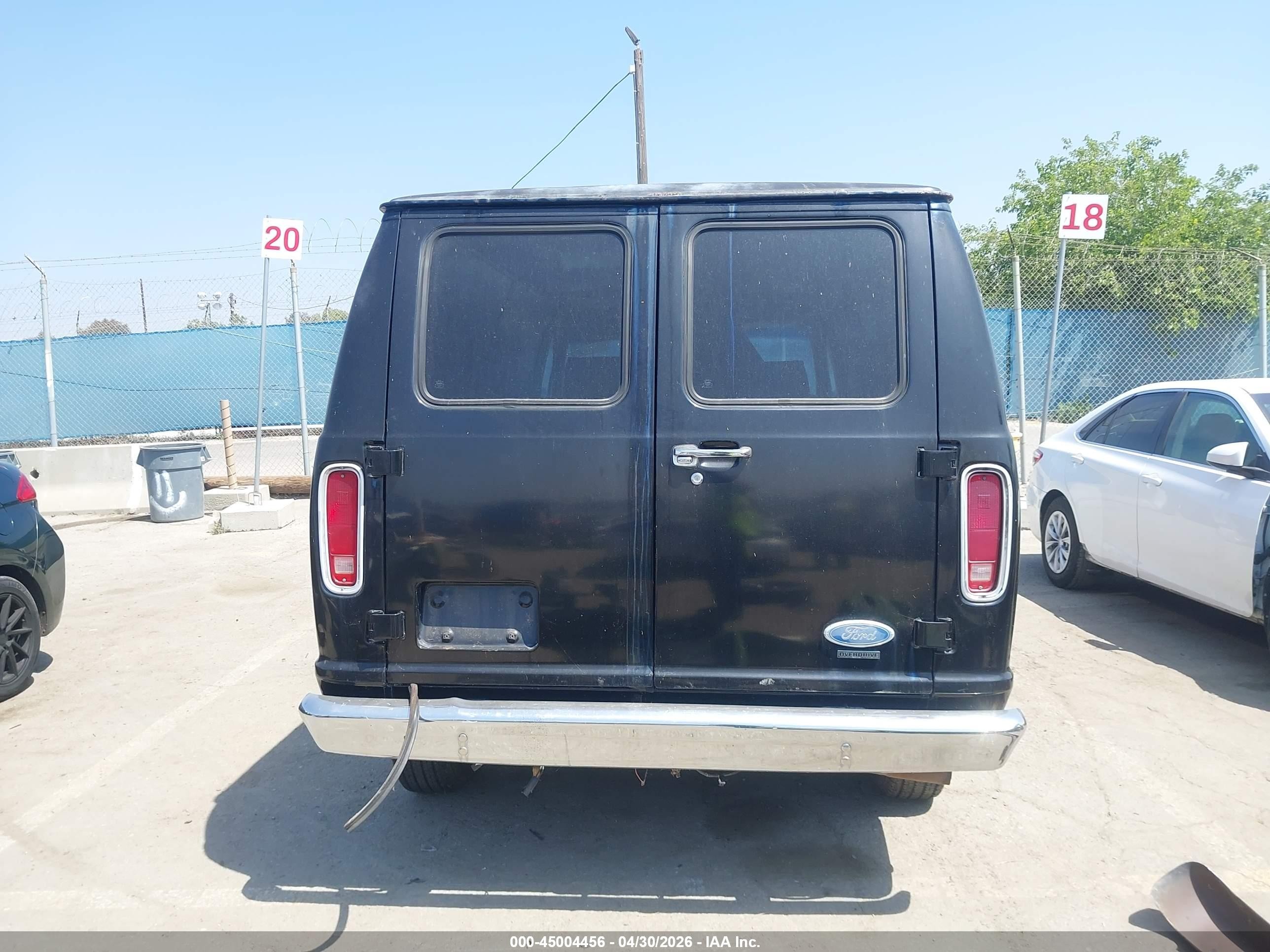 1985 Ford Econoline E150 Van Black vin: 1FTEE14F4FHB90990