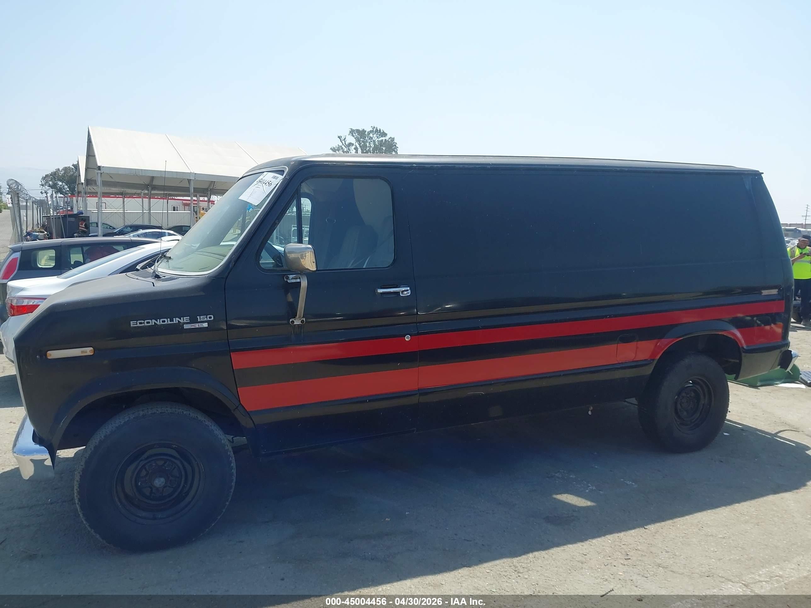 1985 Ford Econoline E150 Van Black vin: 1FTEE14F4FHB90990