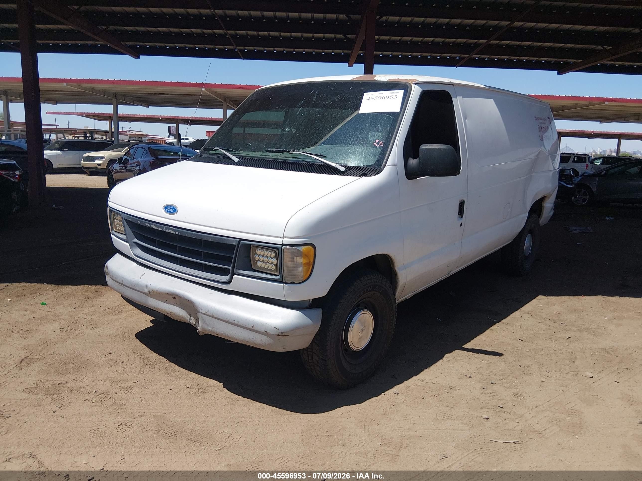 1993 Ford Econoline E150 Van White vin: 1FTEE14Y1PHA63973