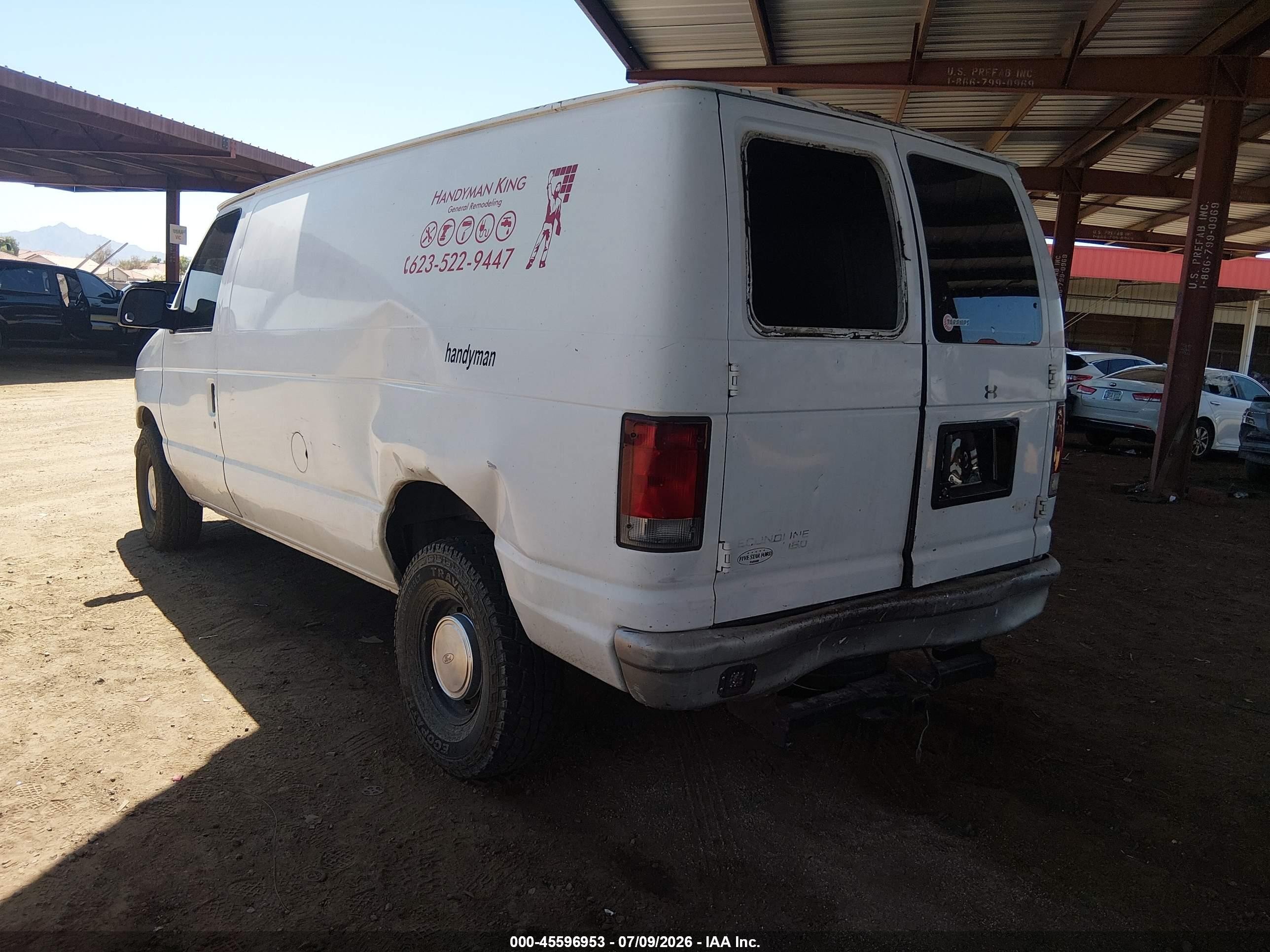 1993 Ford Econoline E150 Van White vin: 1FTEE14Y1PHA63973