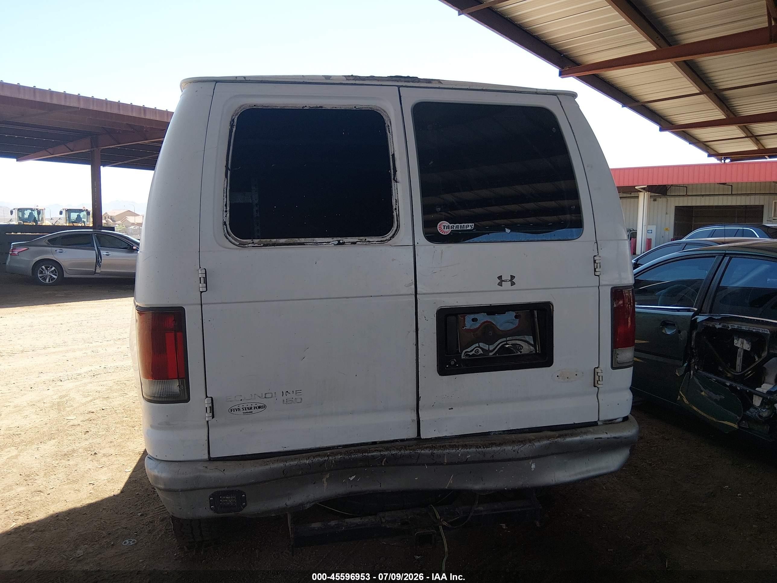 1993 Ford Econoline E150 Van White vin: 1FTEE14Y1PHA63973