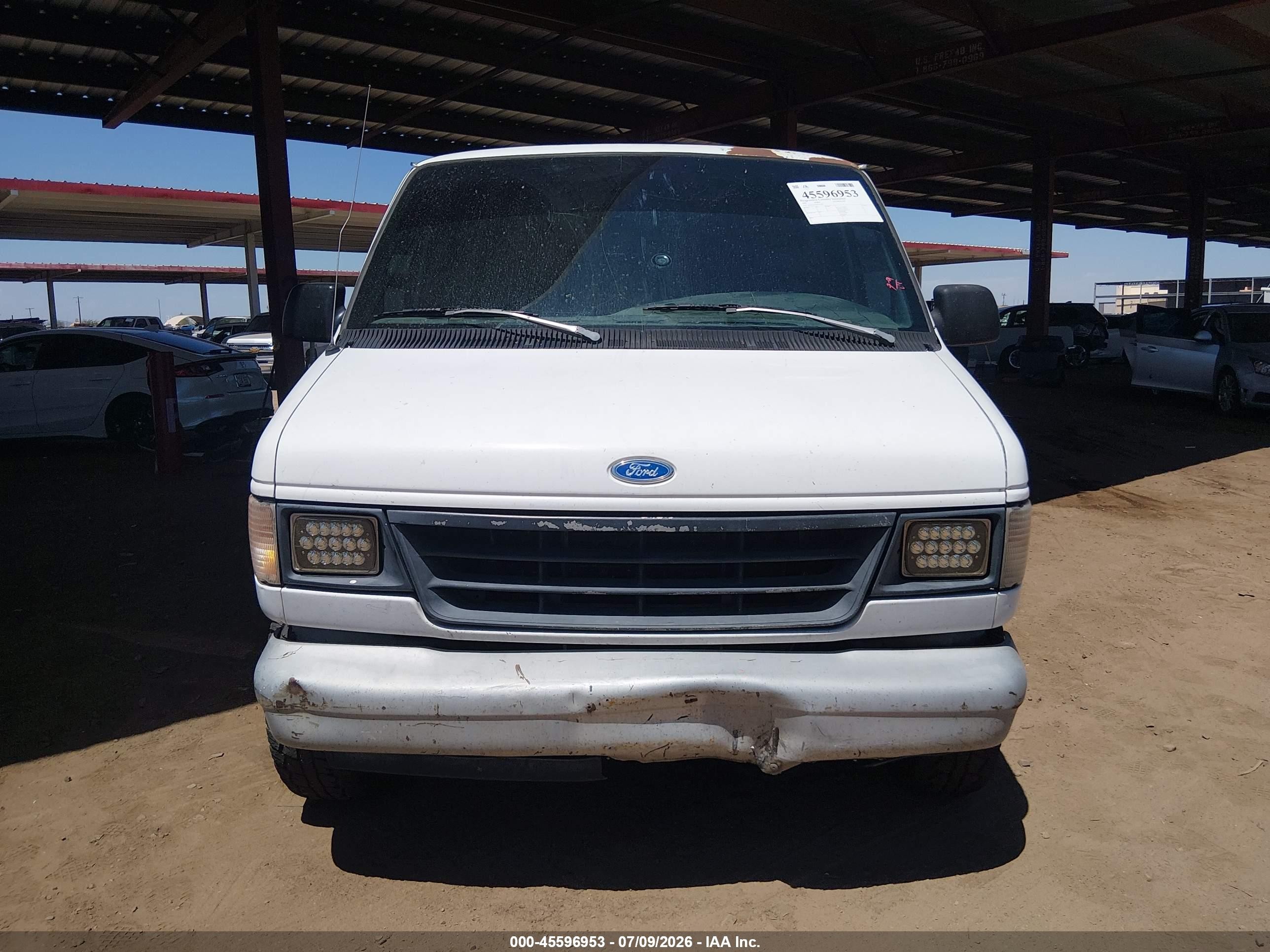 1993 Ford Econoline E150 Van White vin: 1FTEE14Y1PHA63973