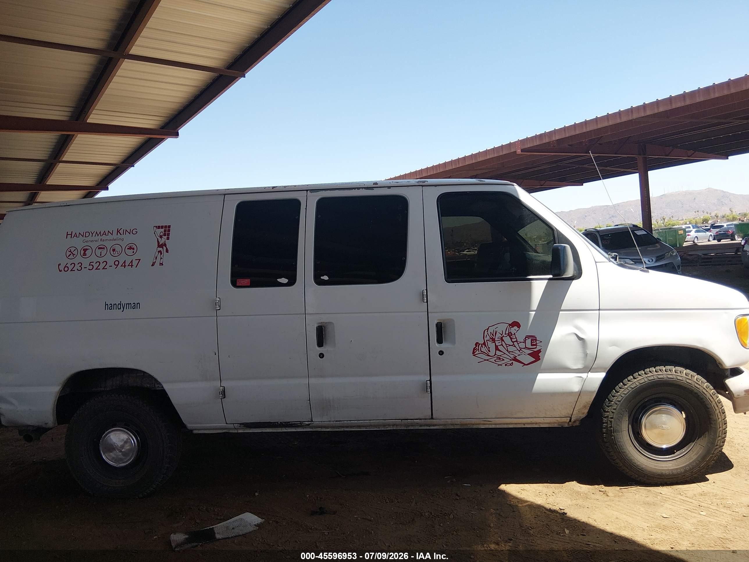 1993 Ford Econoline E150 Van White vin: 1FTEE14Y1PHA63973