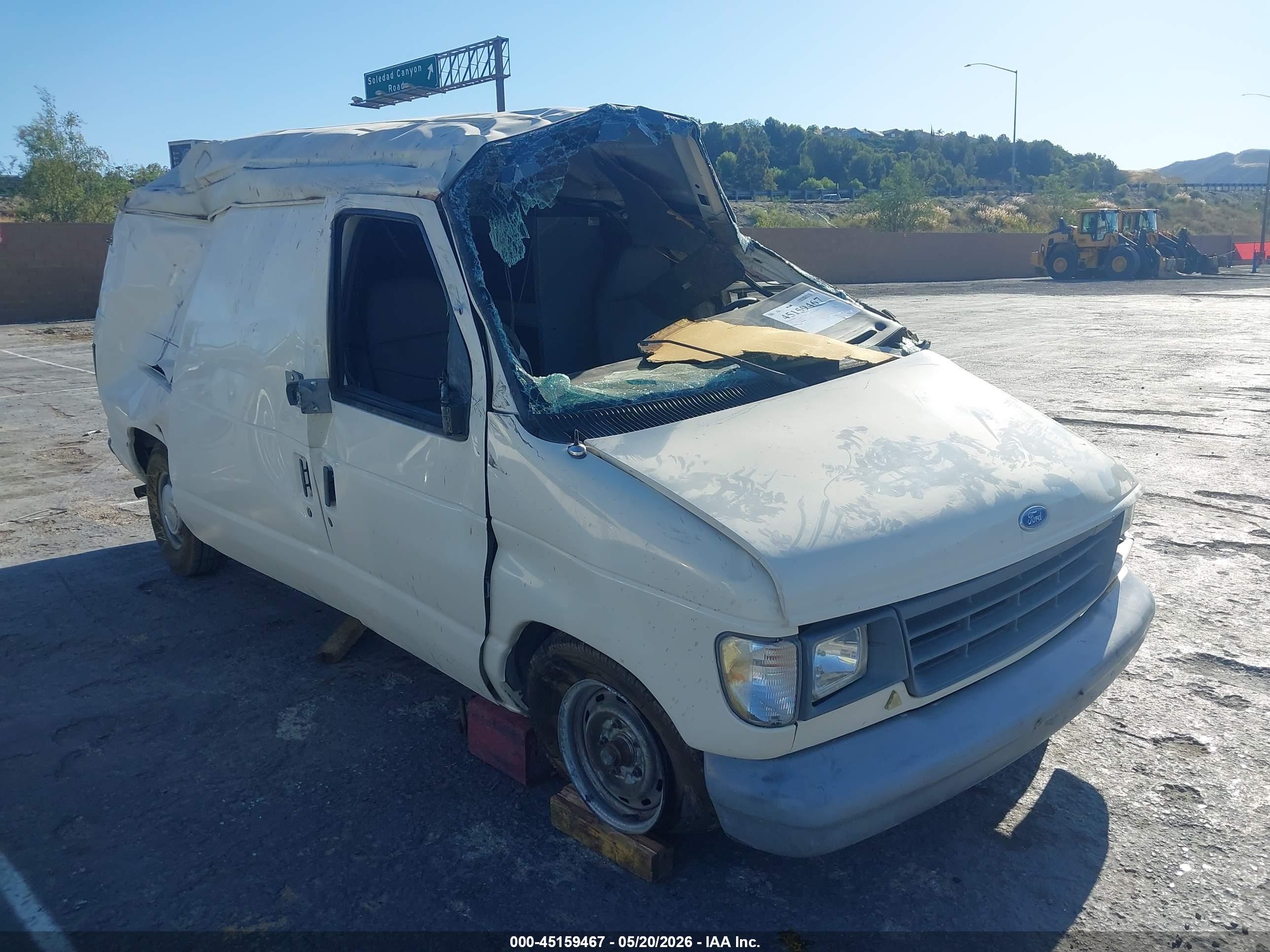 1995 Ford Econoline E150 Van Cream vin: 1FTEE14Y4SHA66116