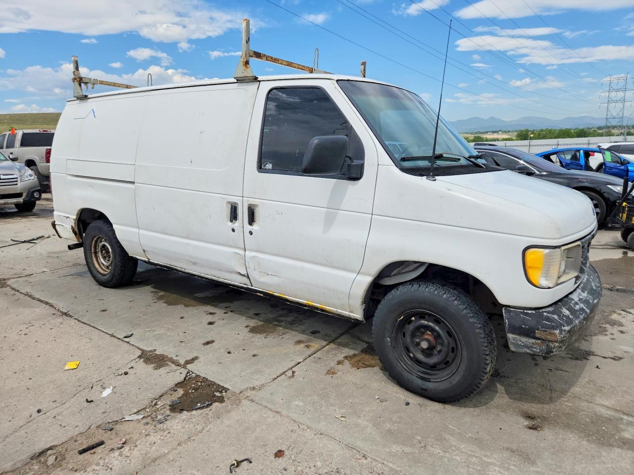 1995 Ford Econoline E150 Van White vin: 1FTEE14Y7SHC15523