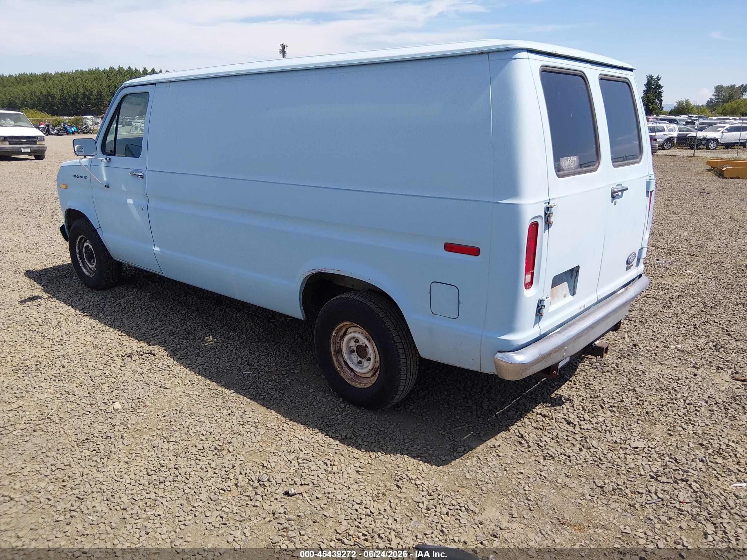 1984 Ford Econoline E150 Van Blue vin: 1FTEE14Y8EHB43171