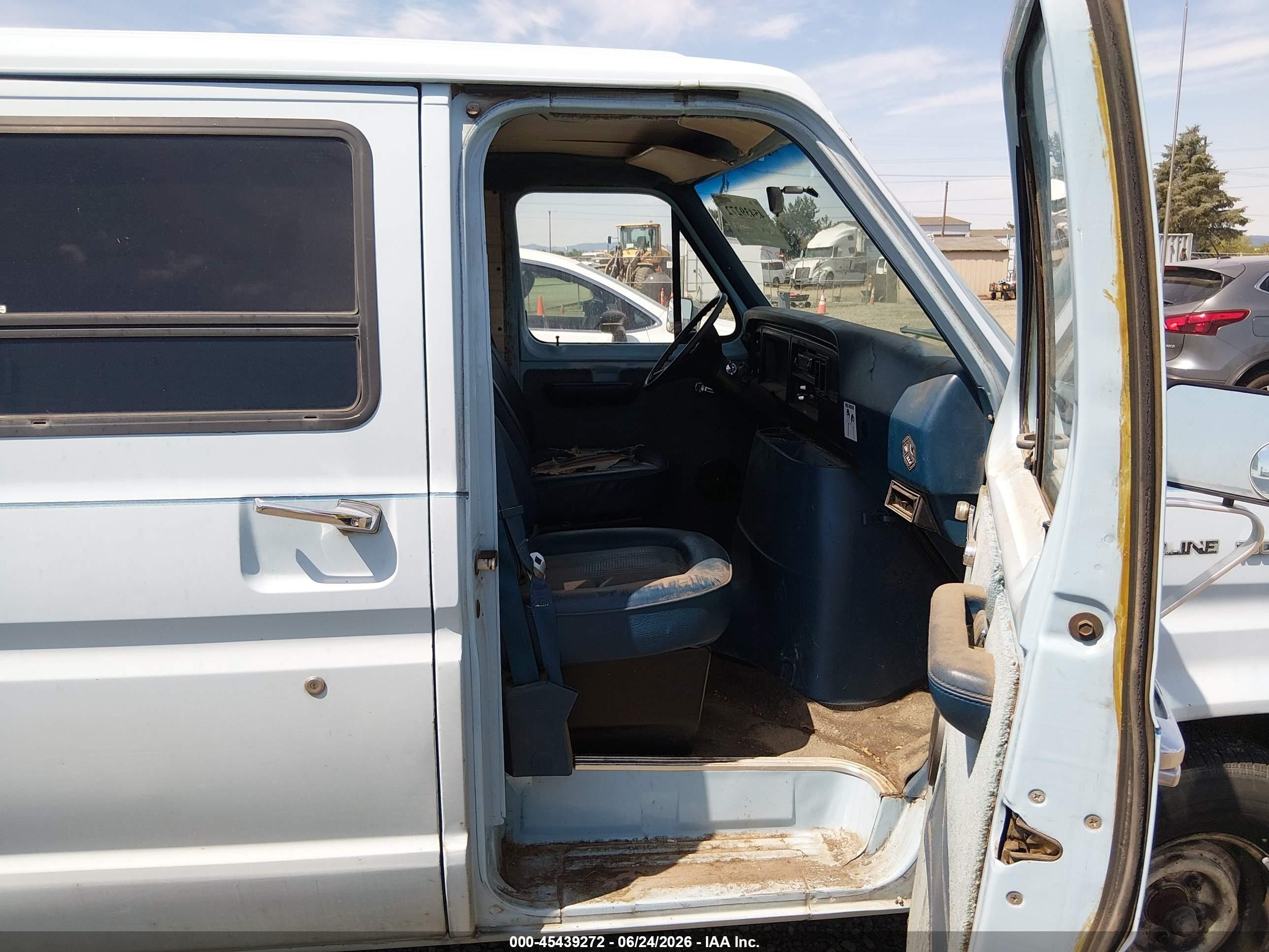 1984 Ford Econoline E150 Van Blue vin: 1FTEE14Y8EHB43171