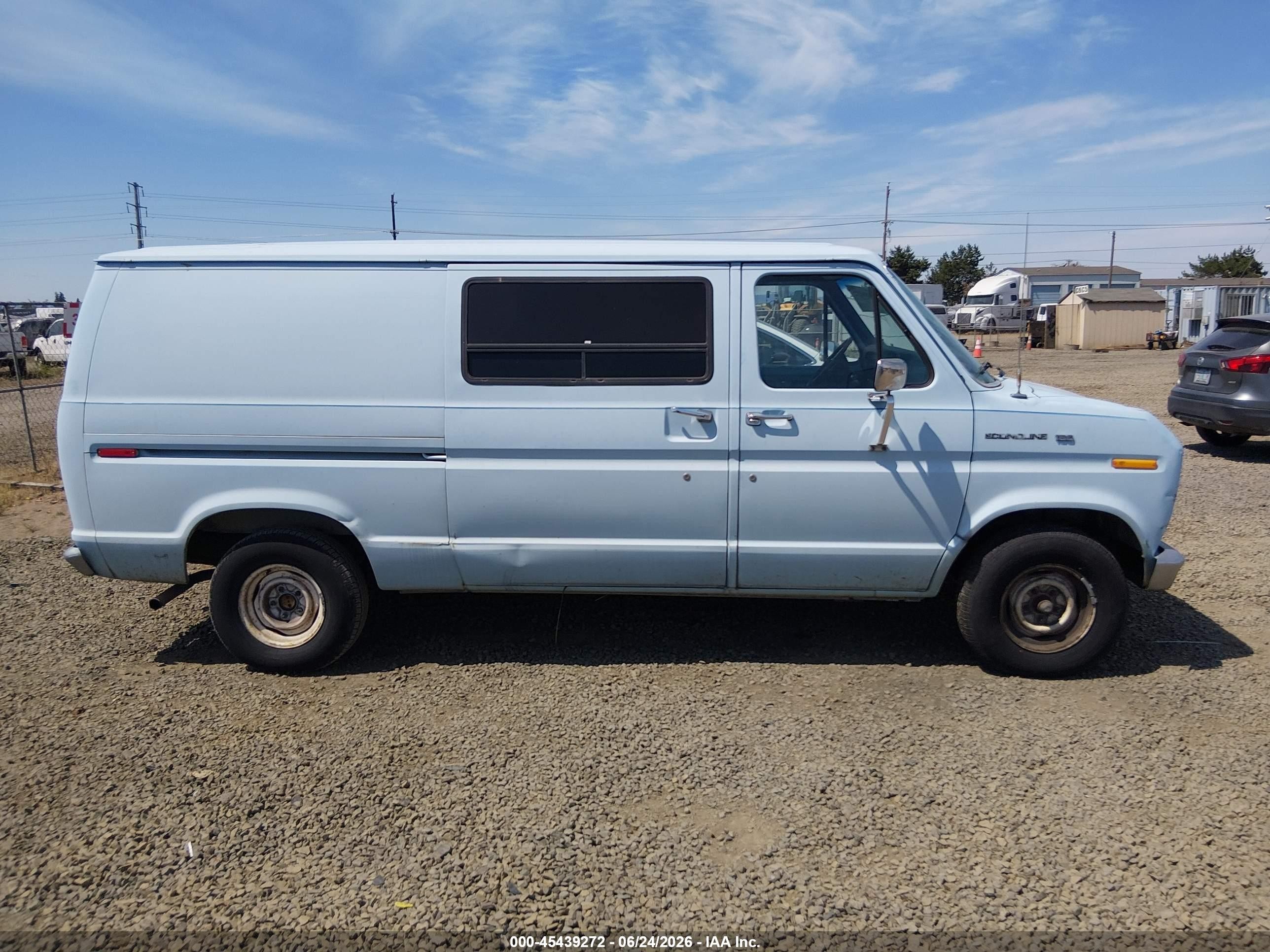 1984 Ford Econoline E150 Van Blue vin: 1FTEE14Y8EHB43171