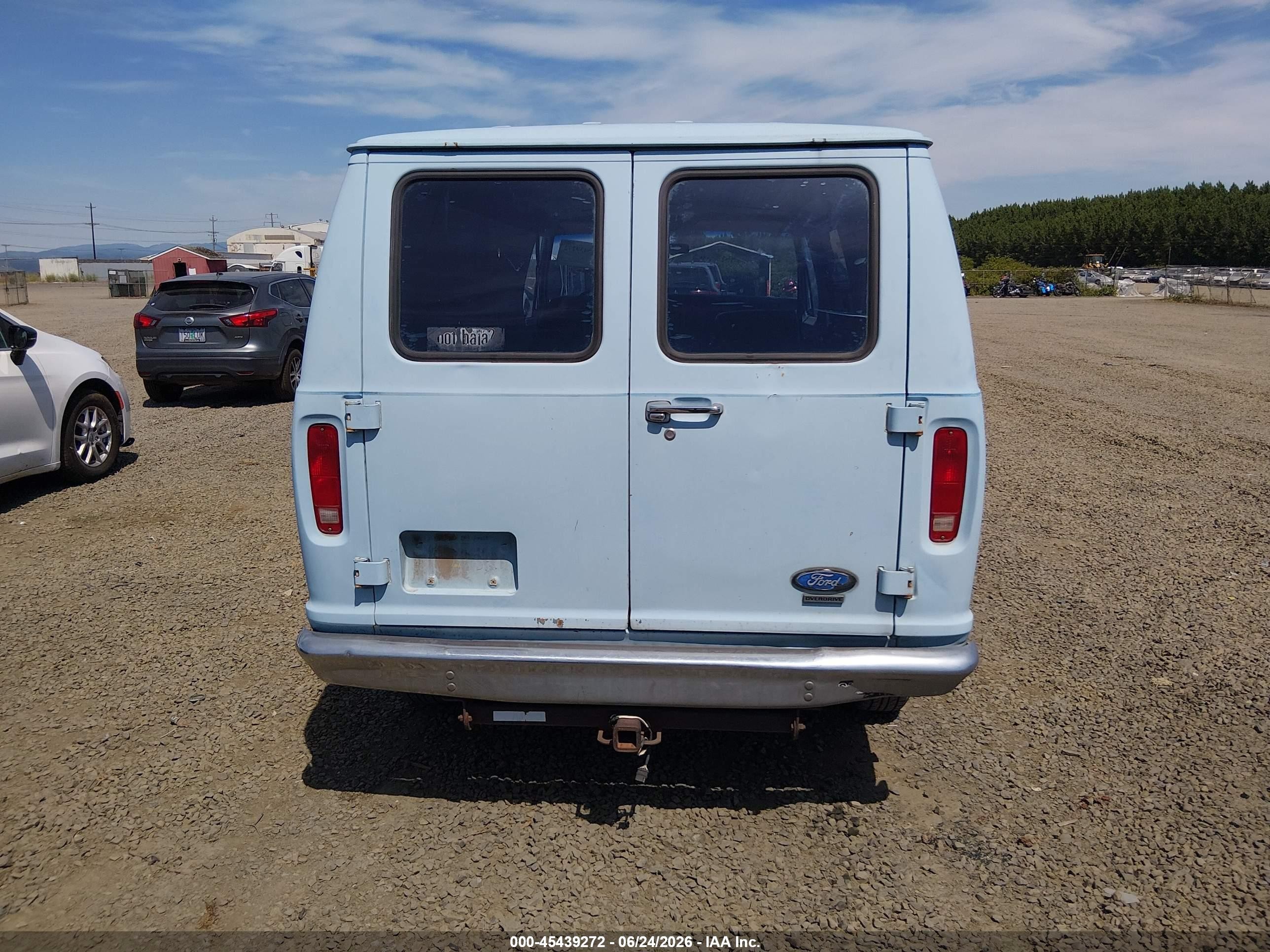 1984 Ford Econoline E150 Van Blue vin: 1FTEE14Y8EHB43171