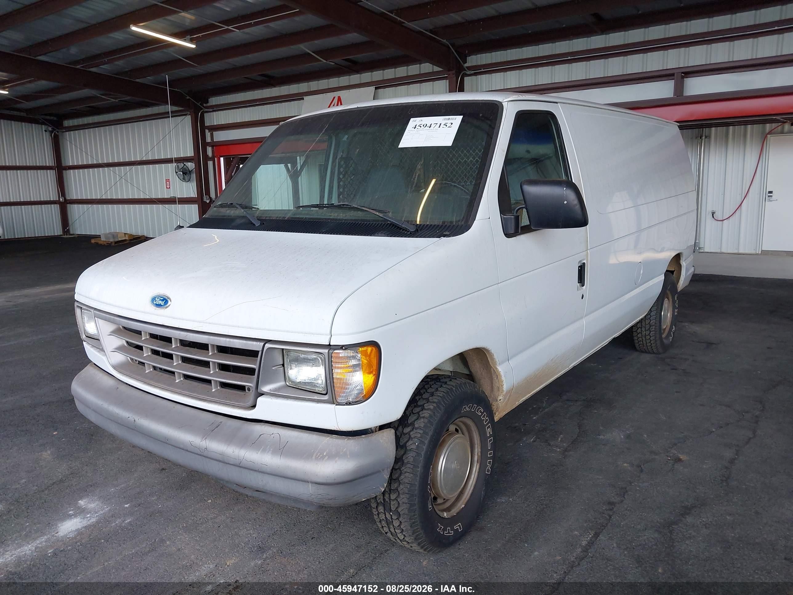 1996 Ford Econoline E150 Van White vin: 1FTEE14Y9THB10788