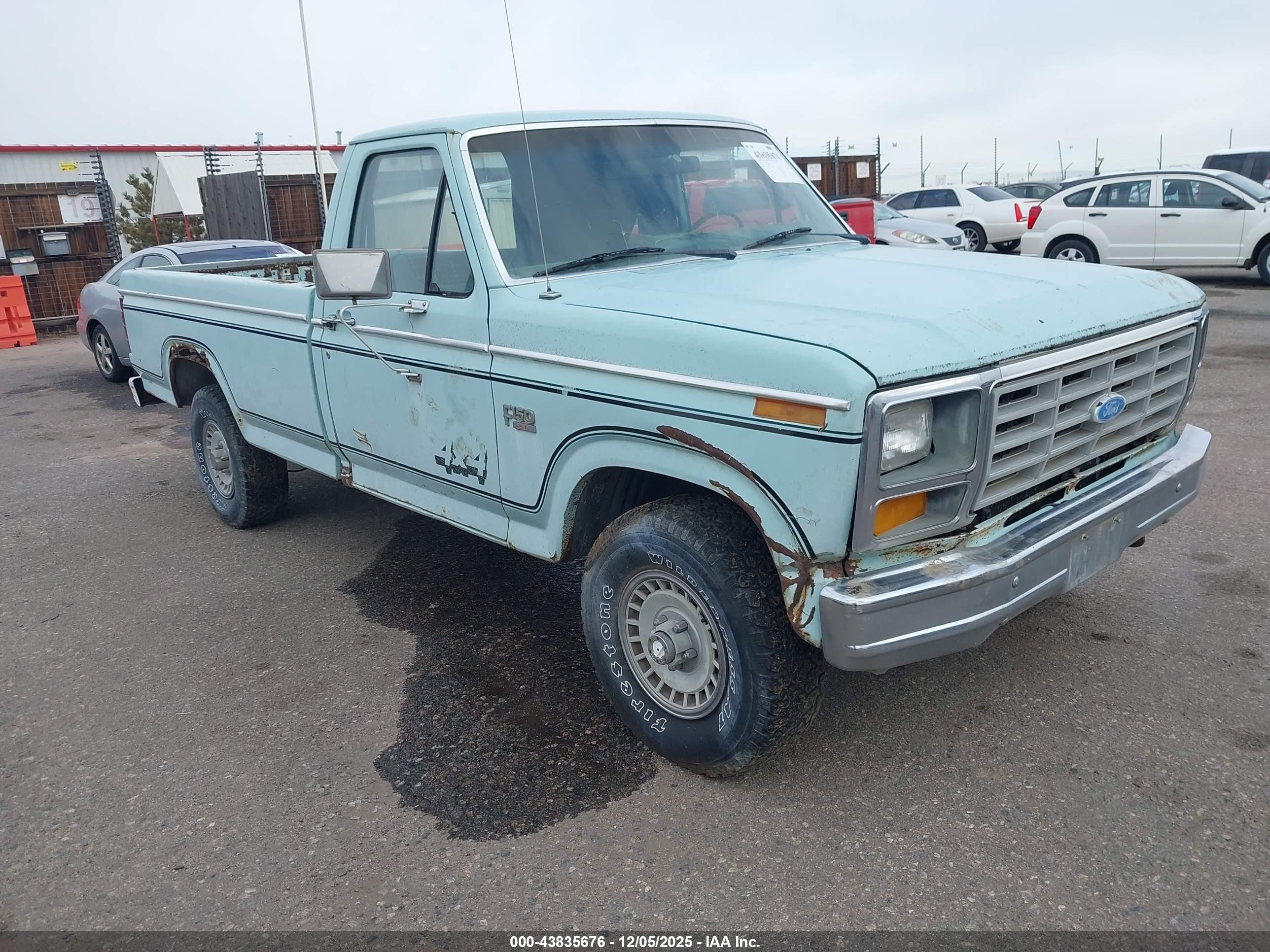 1982 Ford F150   Light Blue vin: 1FTEF14FXCPA06361