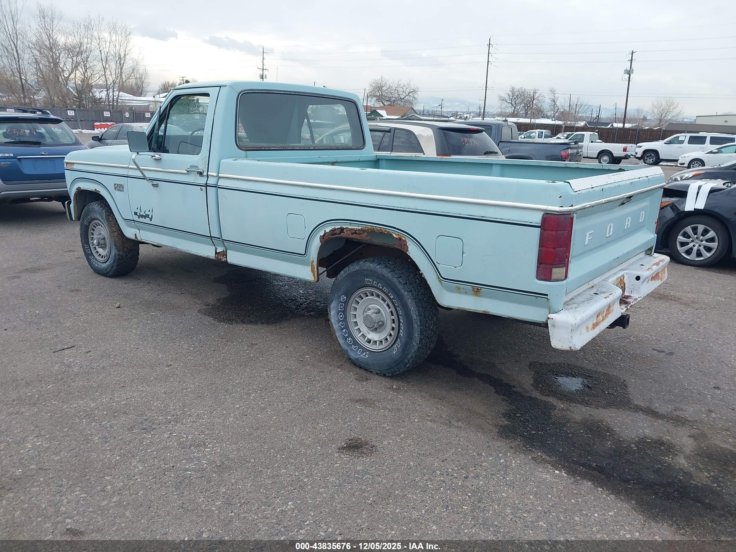1982 Ford F150   Light Blue vin: 1FTEF14FXCPA06361