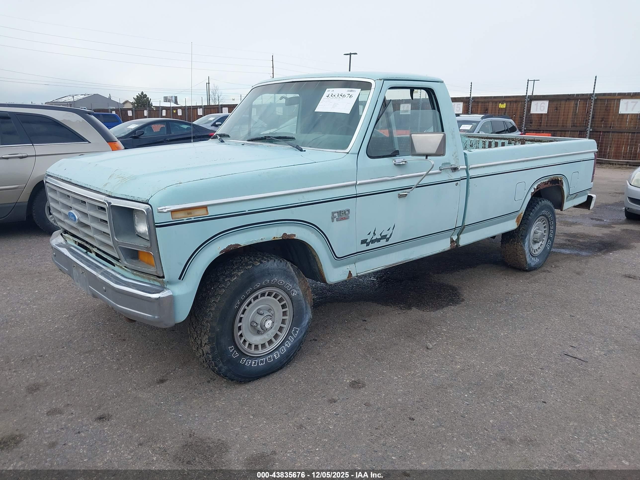 1982 Ford F150   Light Blue vin: 1FTEF14FXCPA06361