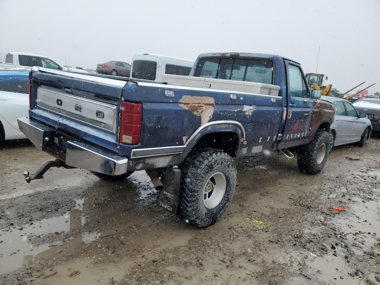 1983 Ford F150 Blue vin: 1FTEF14G1DPB08688
