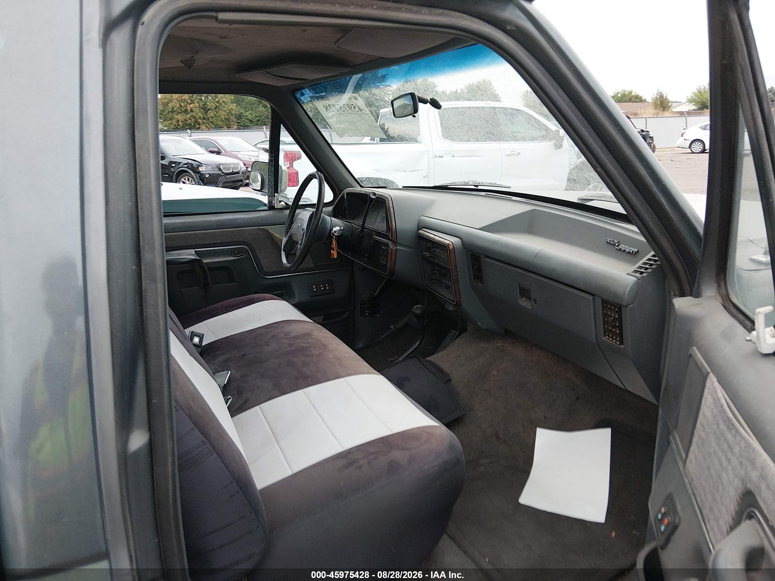 1991 Ford F150   Gray vin: 1FTEF14H1MLA81153