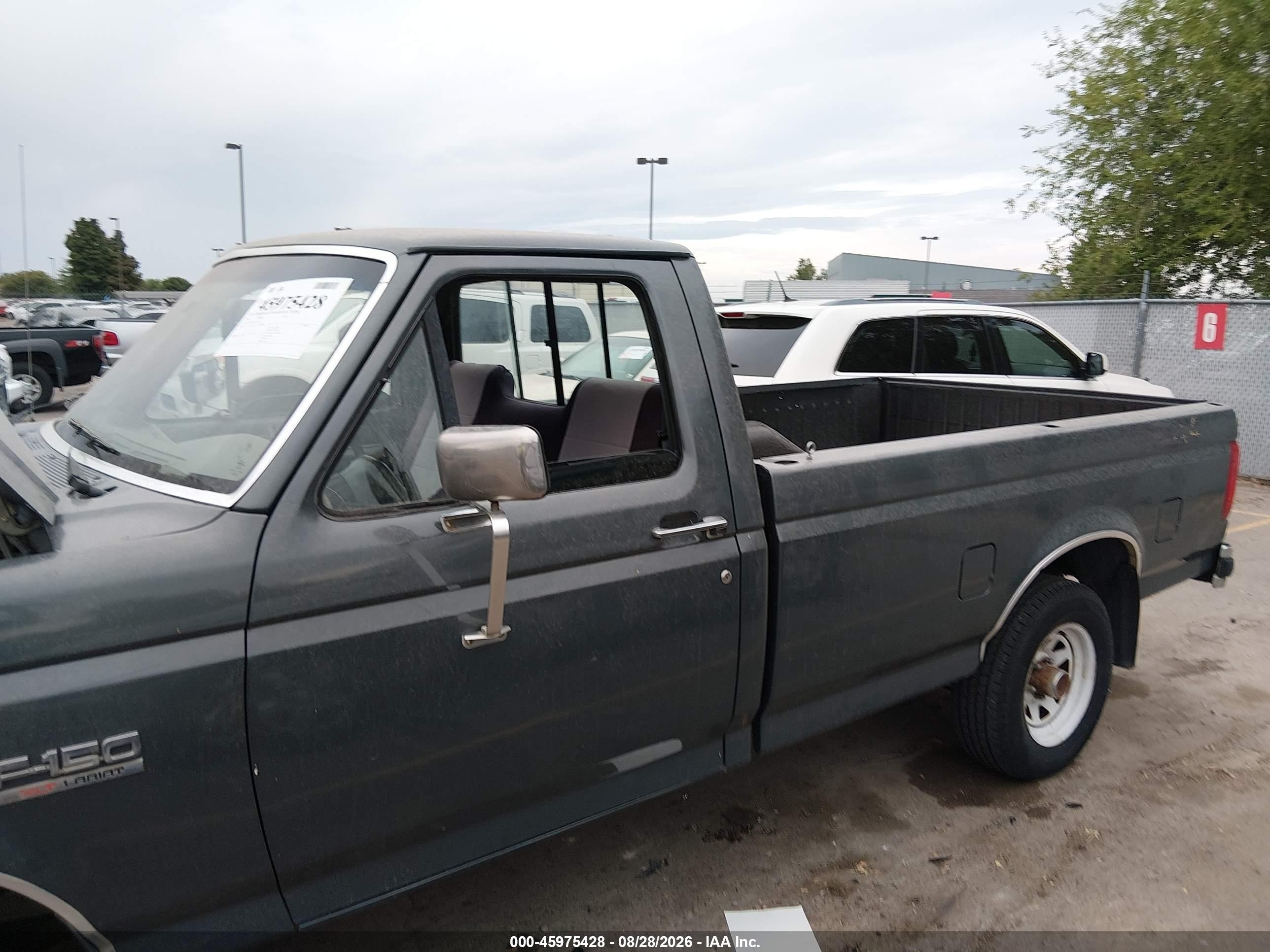 1991 Ford F150   Gray vin: 1FTEF14H1MLA81153