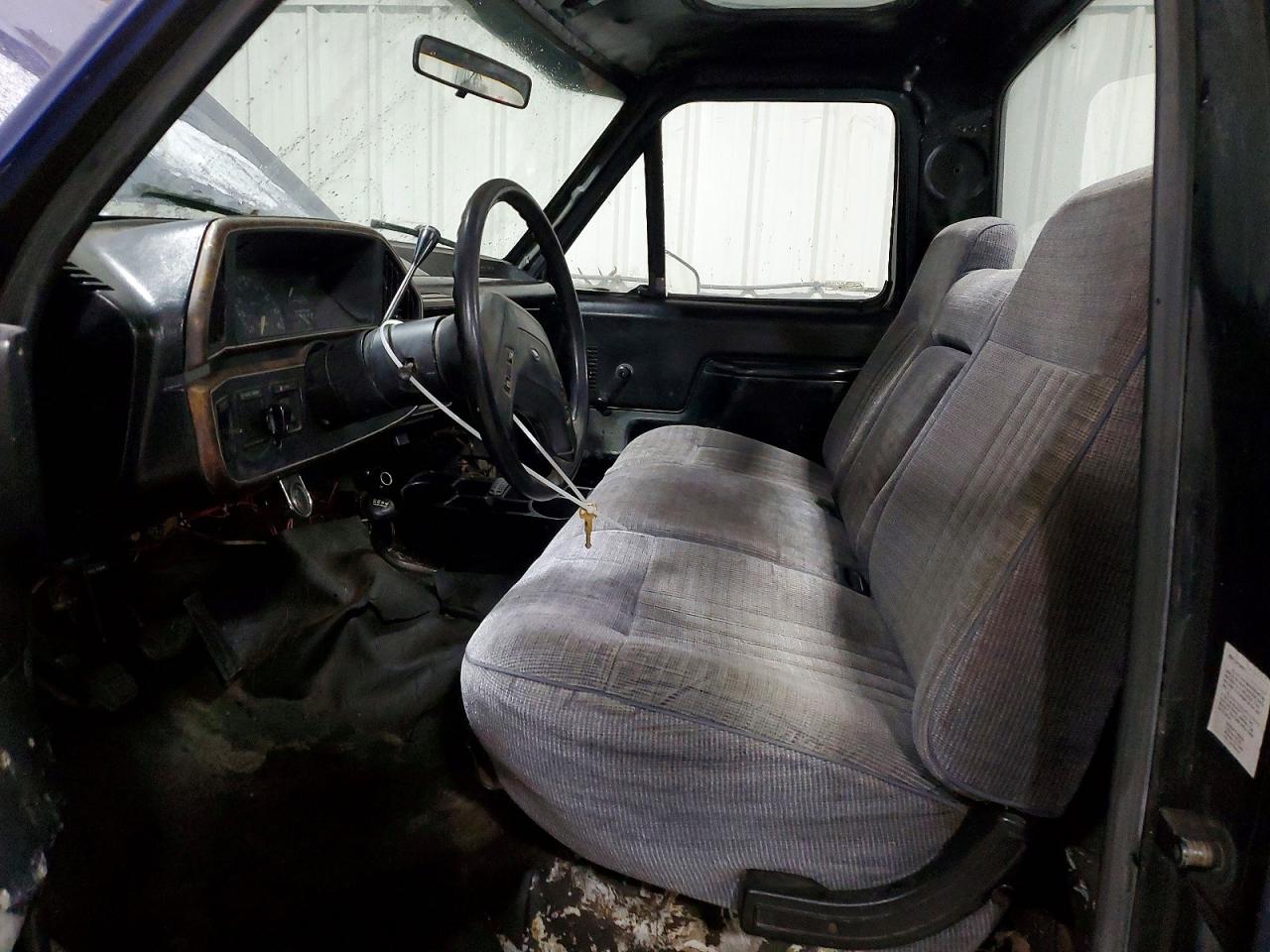 1987 Ford F150 Blue vin: 1FTEF14H6HNA52371
