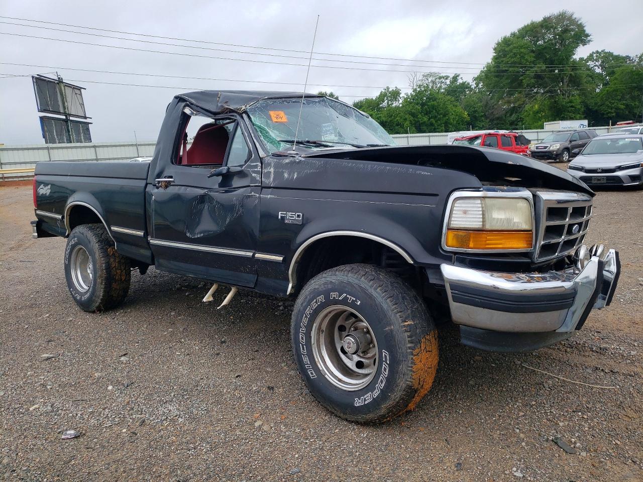 1996 Ford F150 Xlt Black vin: 1FTEF14H6TLB51261