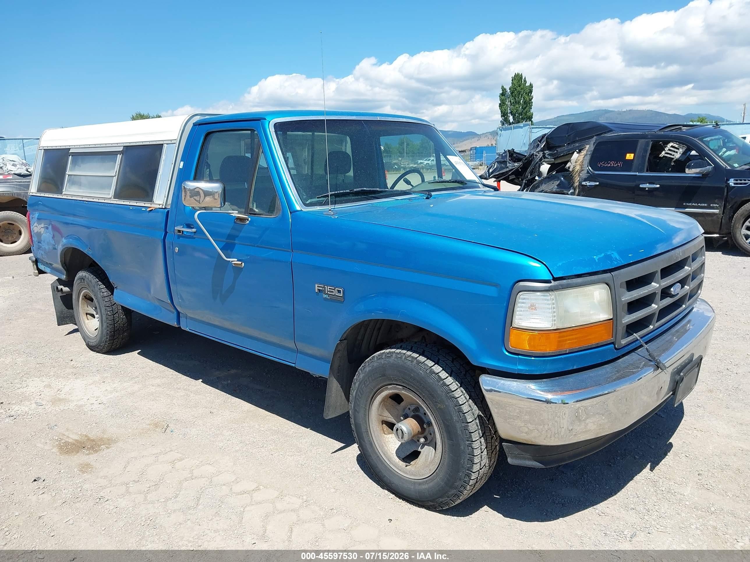 1994 Ford F150   Blue vin: 1FTEF14H8RLB22076