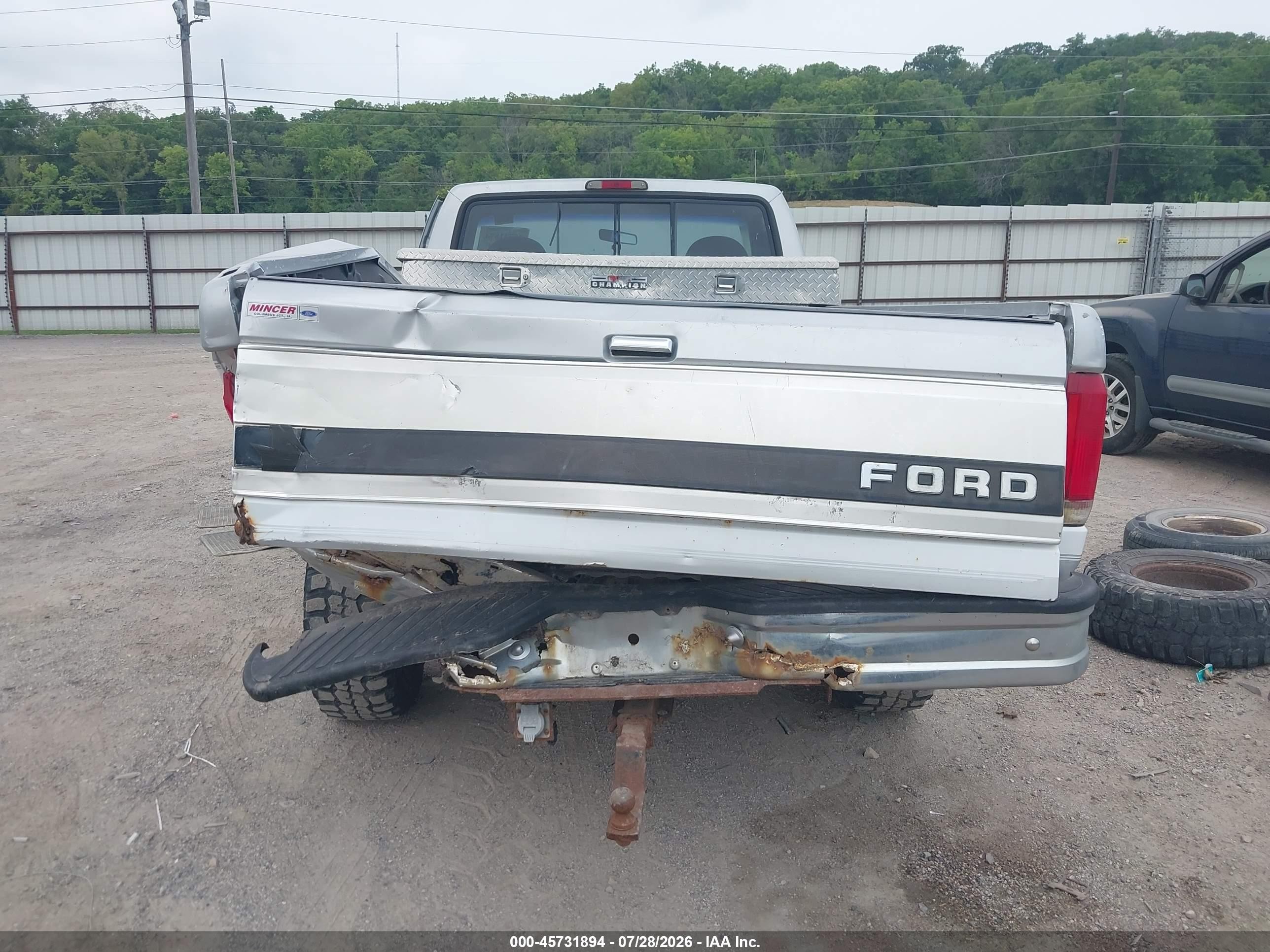 1996 Ford F150   Gray vin: 1FTEF14HXTLB77779