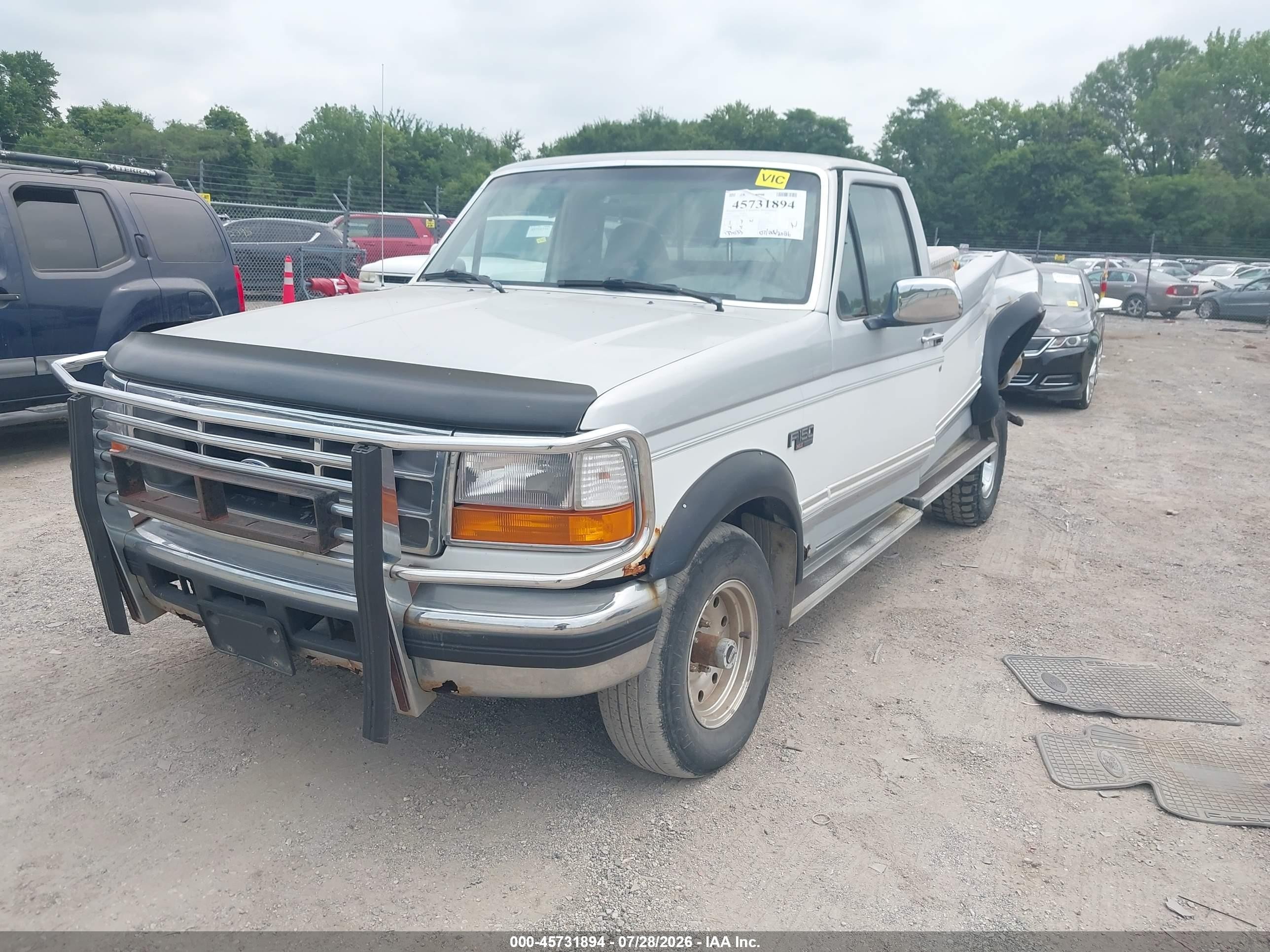 1996 Ford F150   Gray vin: 1FTEF14HXTLB77779