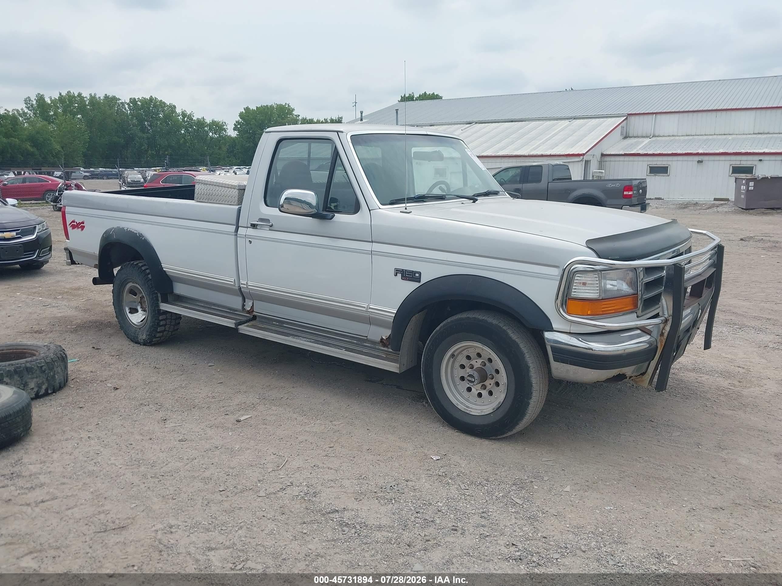 1996 Ford F150   Gray vin: 1FTEF14HXTLB77779