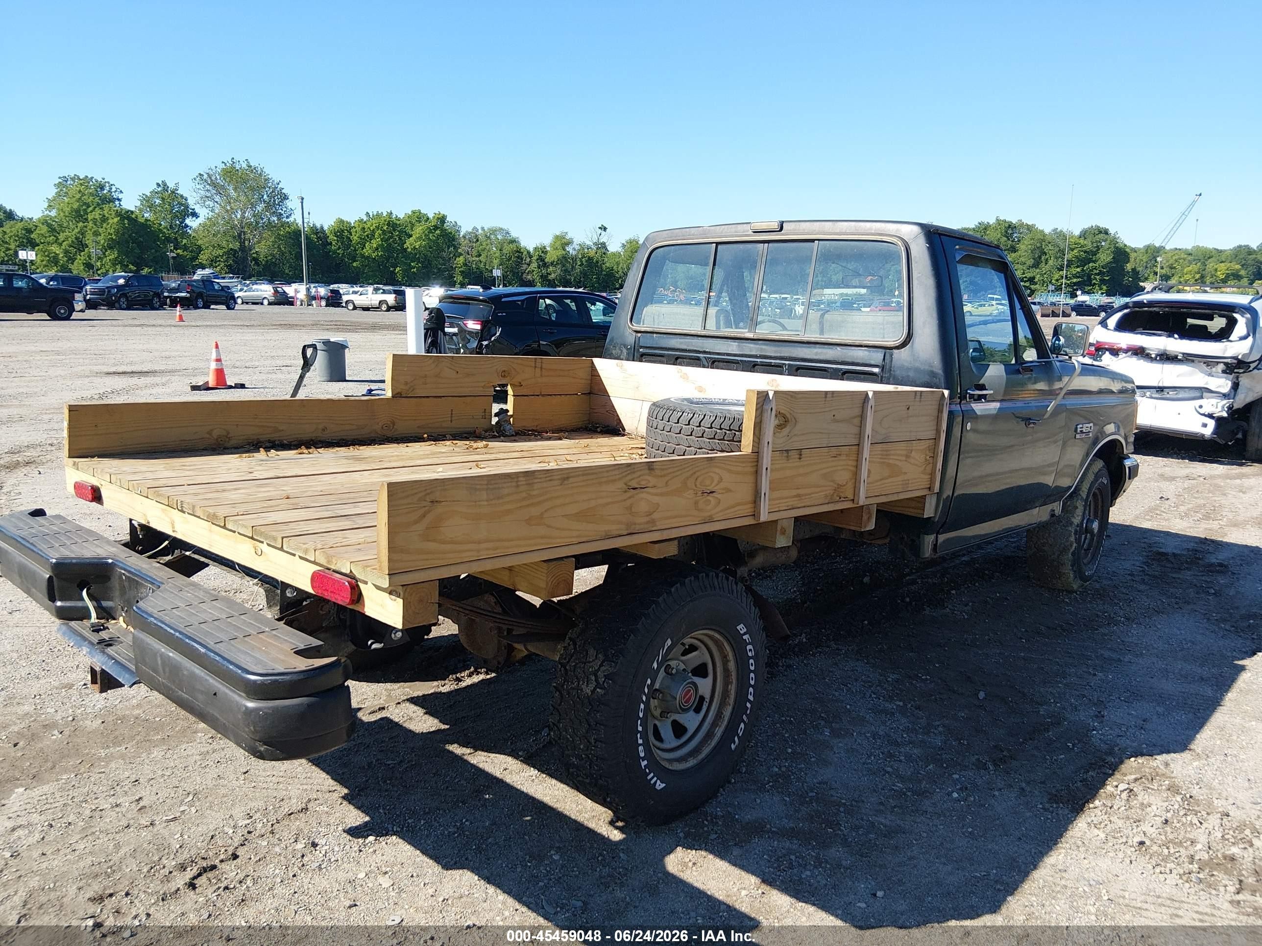 1991 Ford F150   Gray vin: 1FTEF14N1MNA18516