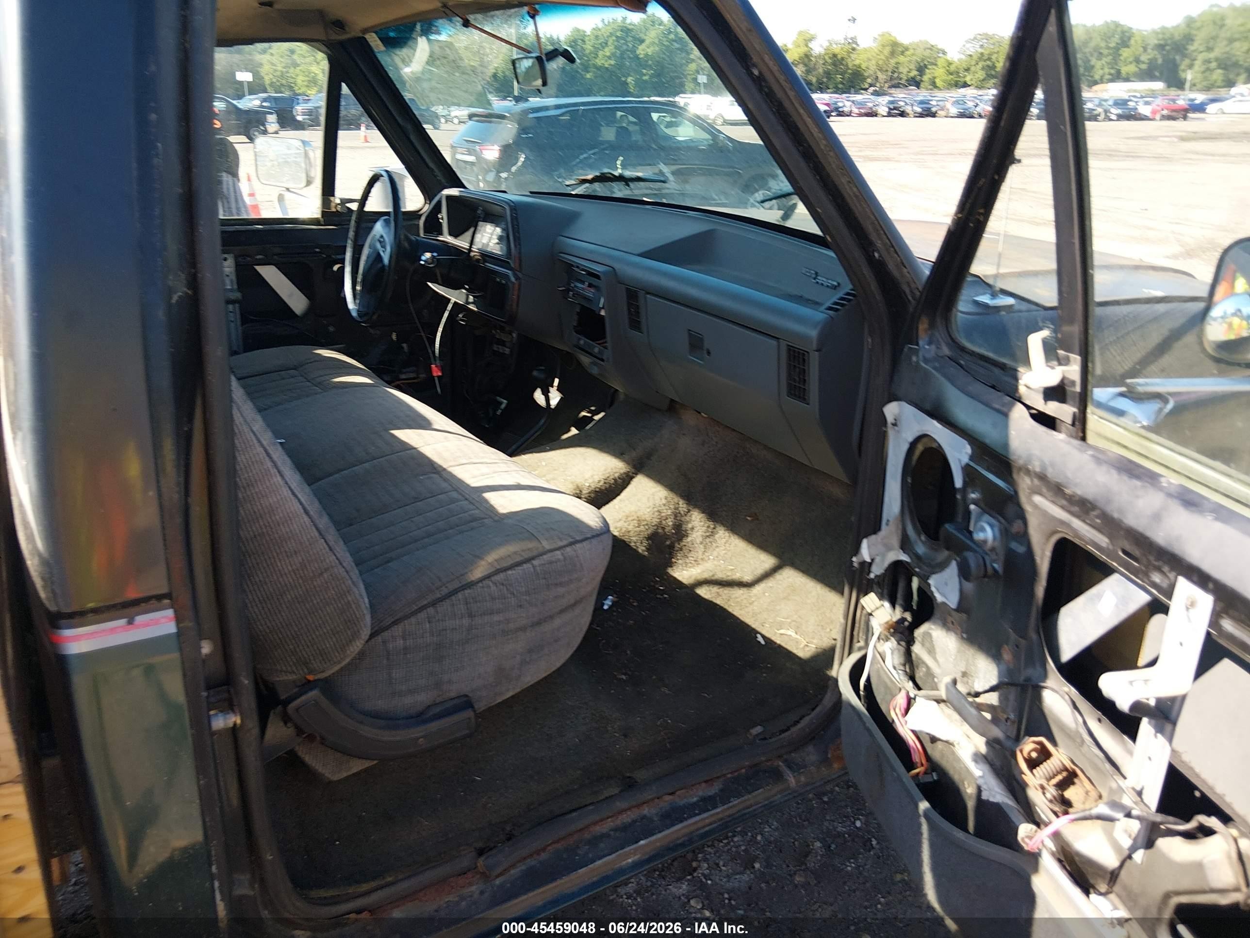 1991 Ford F150   Gray vin: 1FTEF14N1MNA18516
