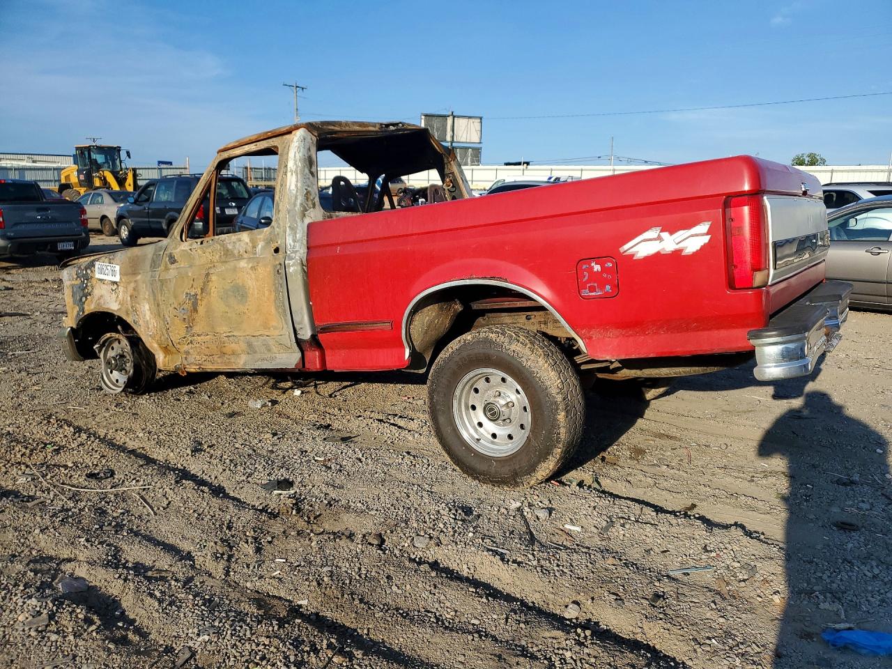 1996 Ford F150 Red vin: 1FTEF14N1TLB12969