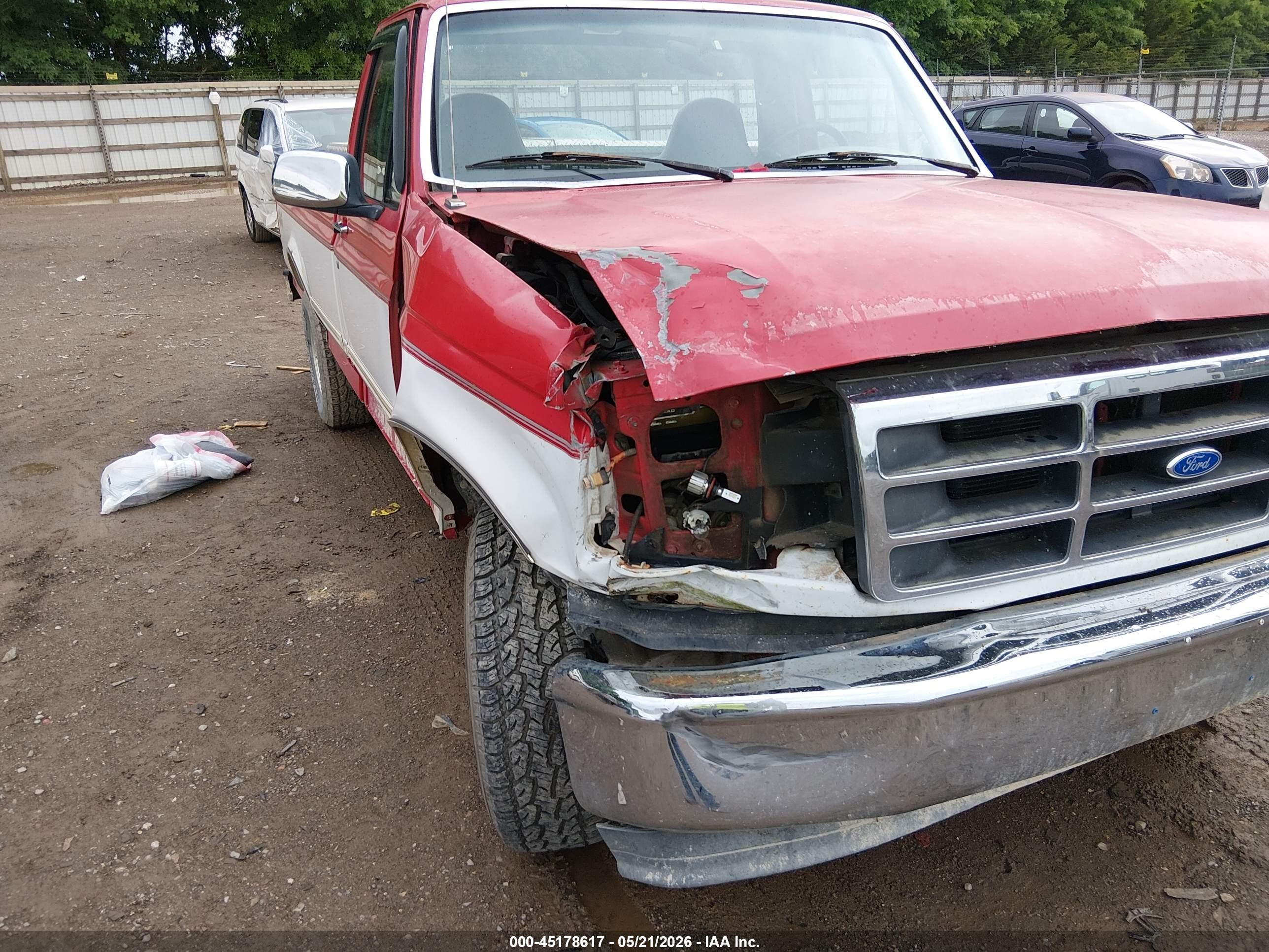 1996 Ford F150   Red vin: 1FTEF14N1TNA12231