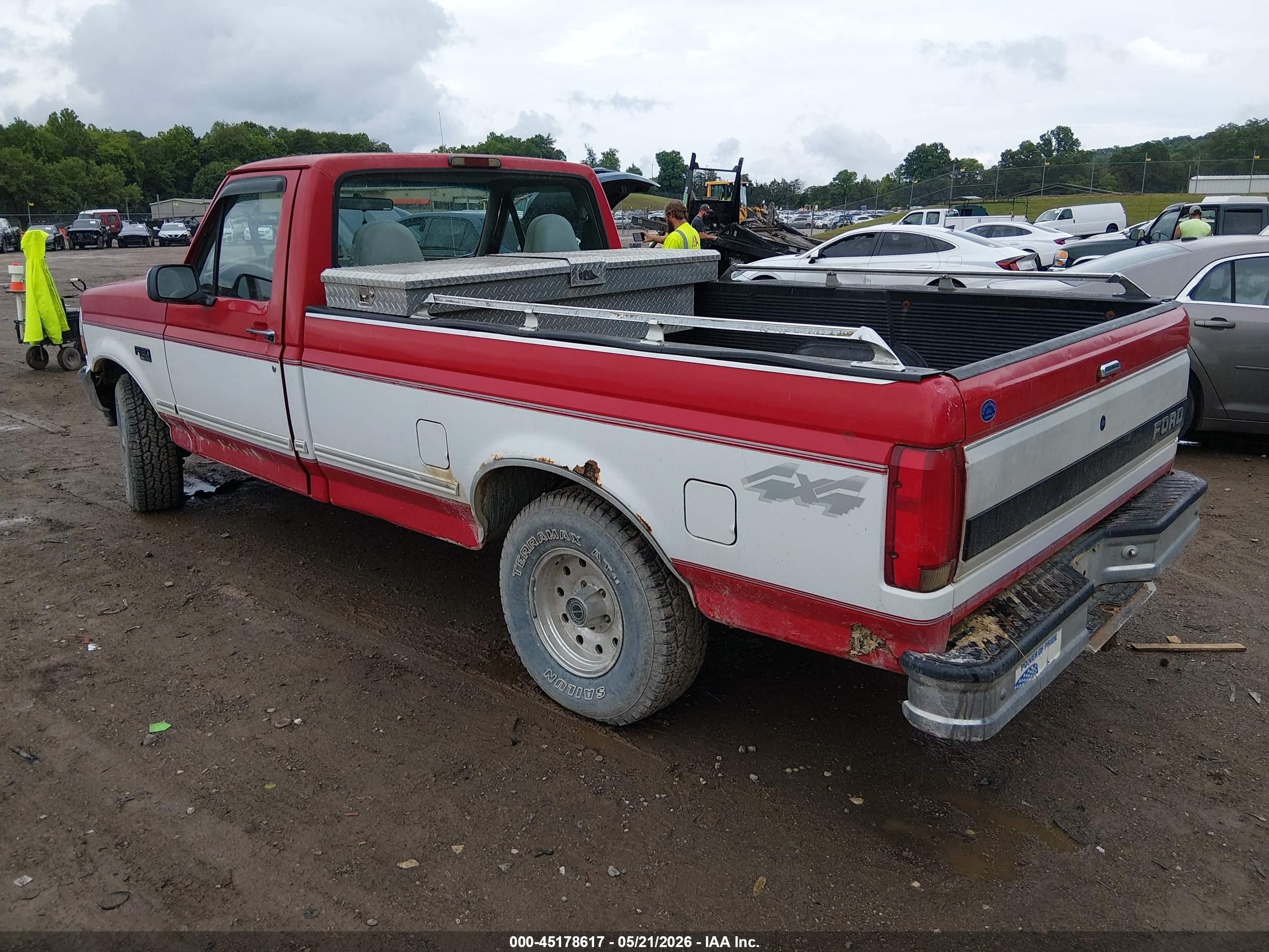 1996 Ford F150   Red vin: 1FTEF14N1TNA12231