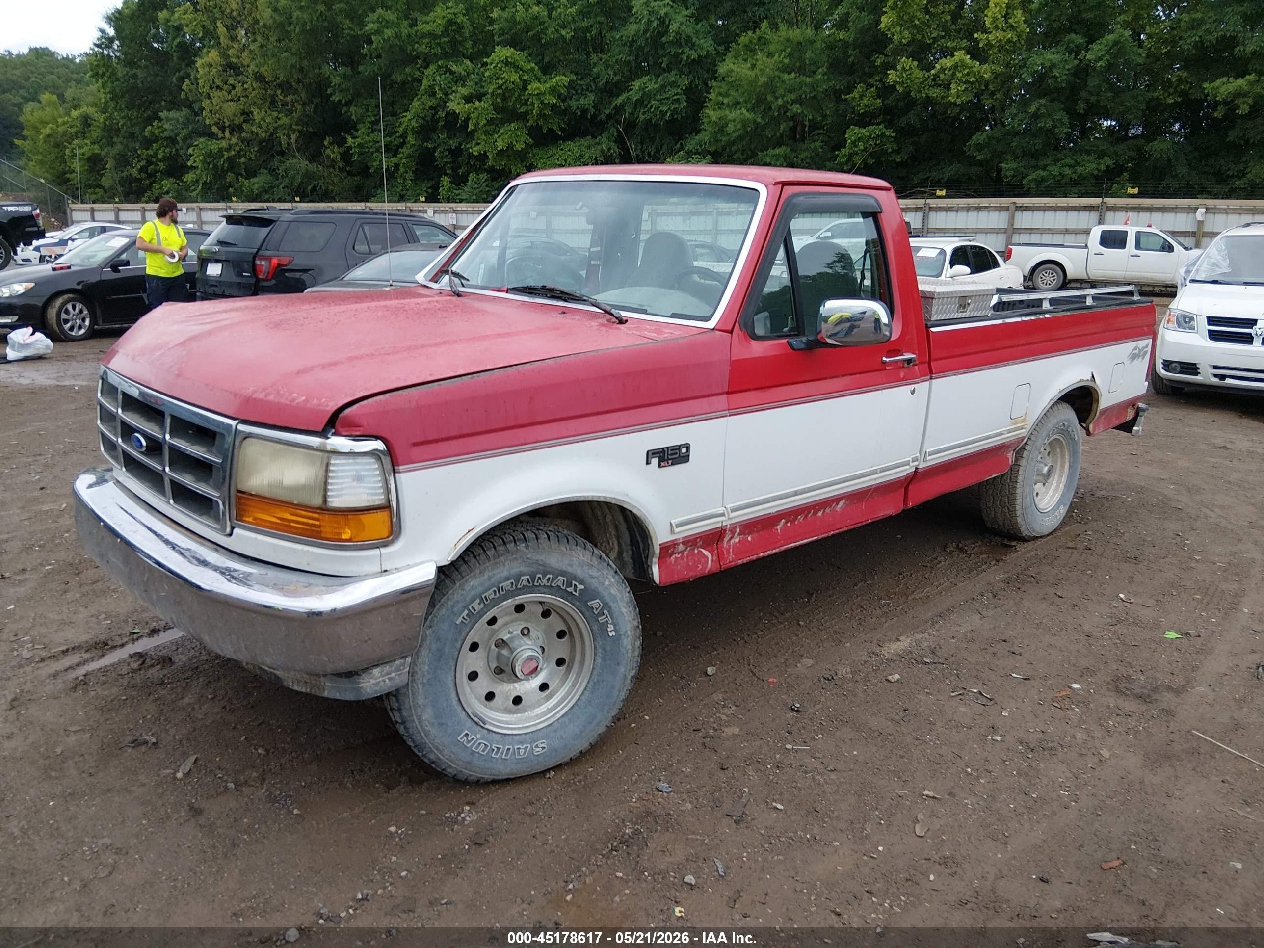 1996 Ford F150   Red vin: 1FTEF14N1TNA12231