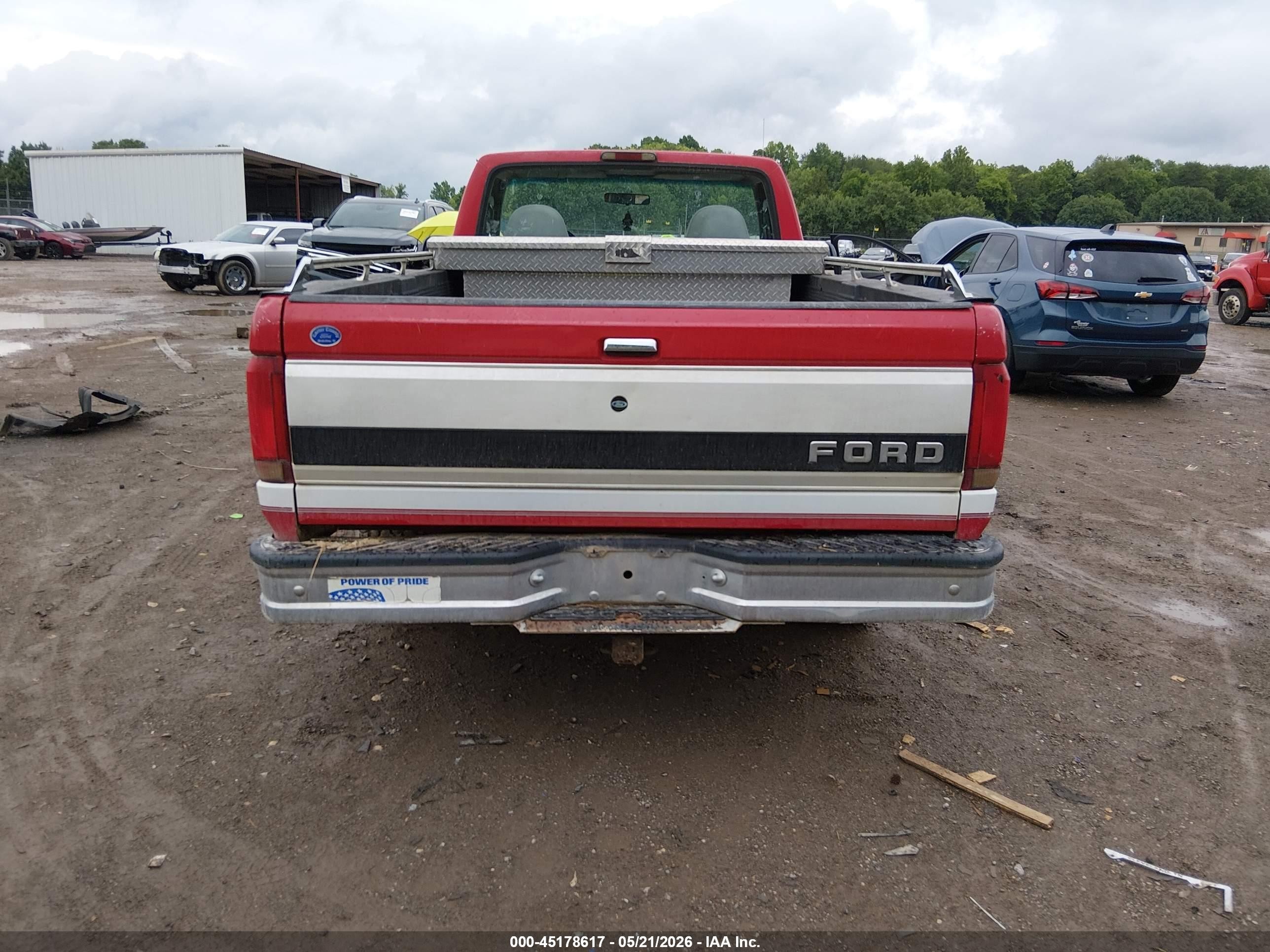 1996 Ford F150   Red vin: 1FTEF14N1TNA12231