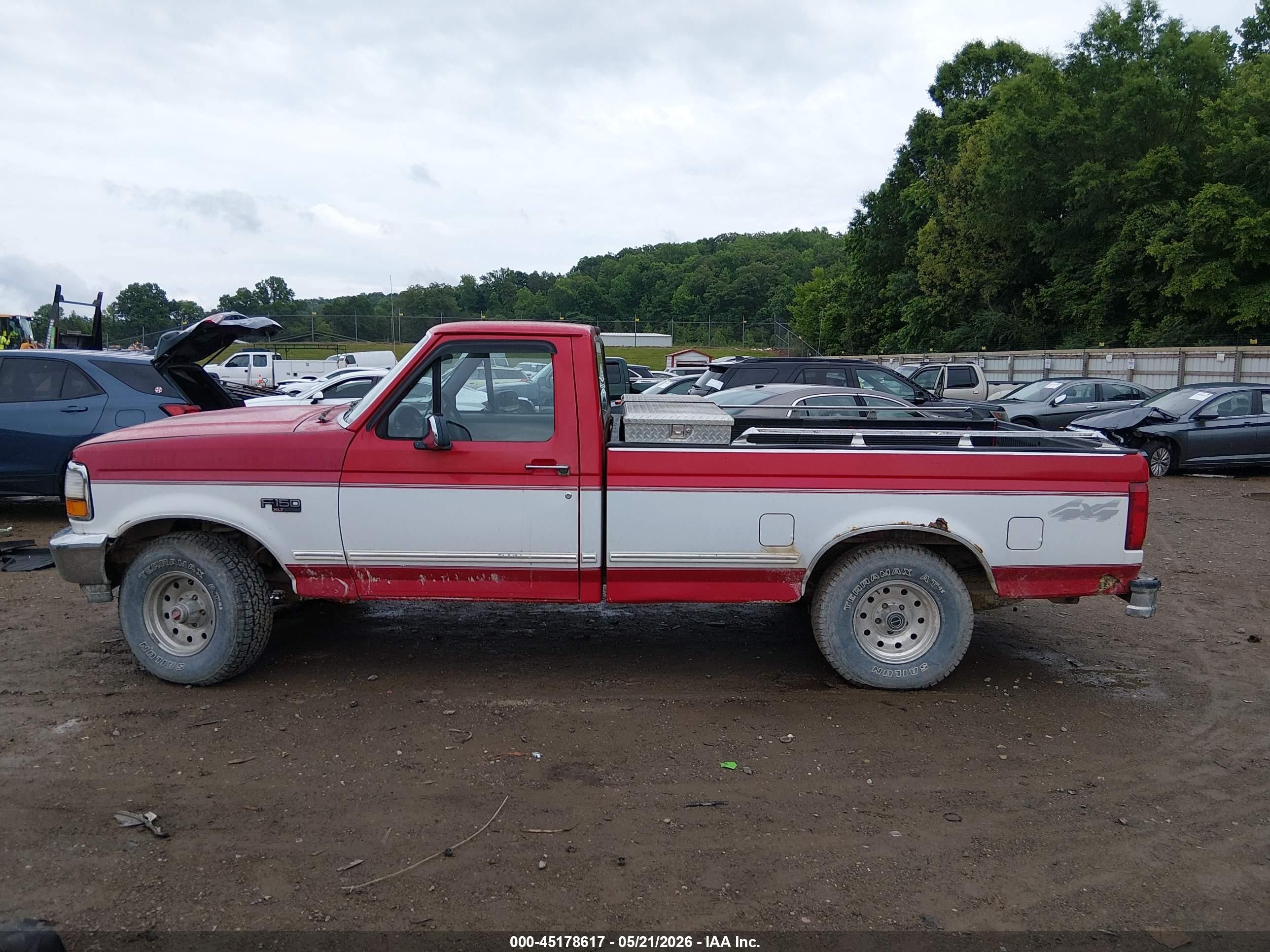 1996 Ford F150   Red vin: 1FTEF14N1TNA12231