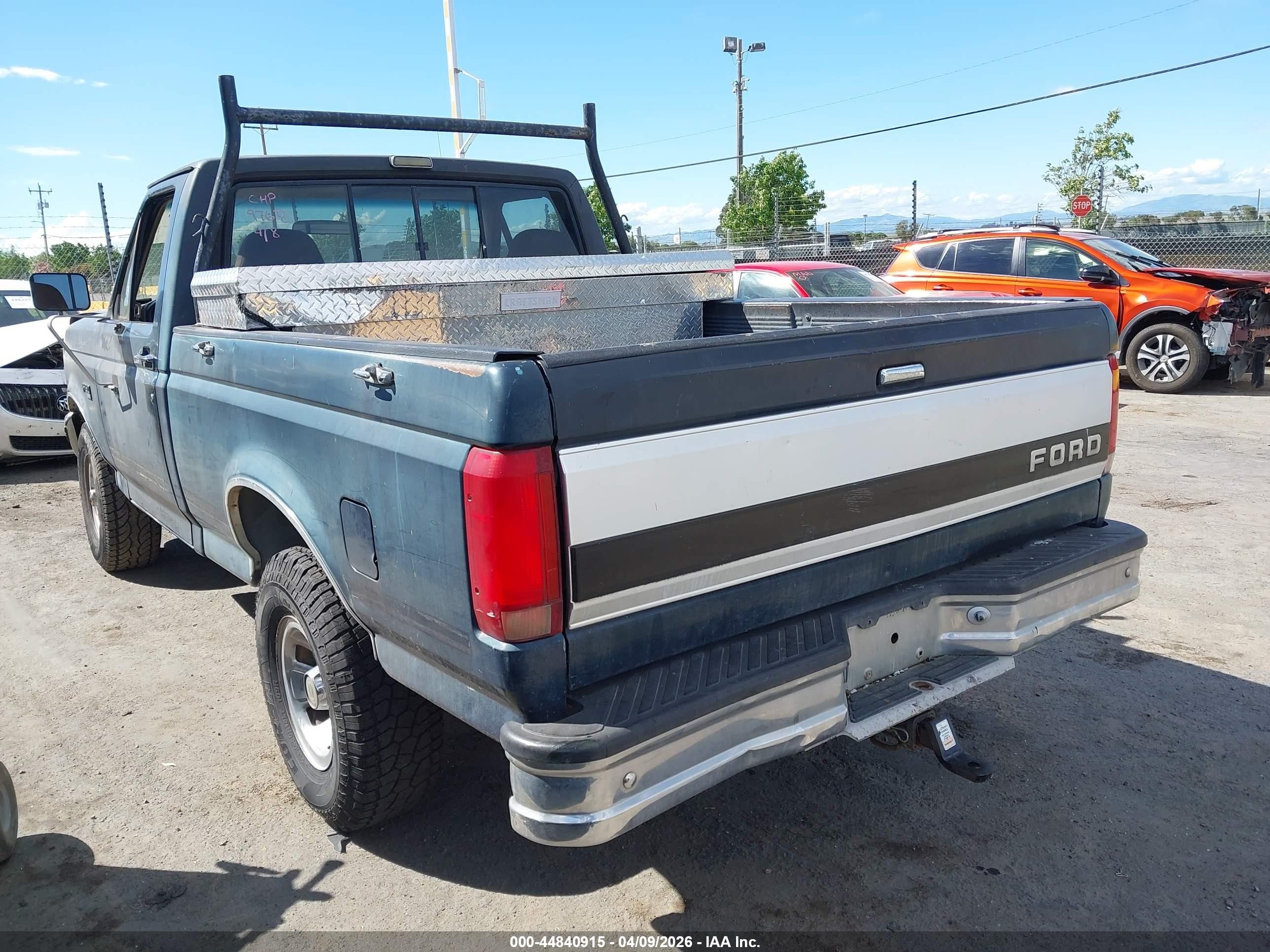 1993 Ford F150   Green vin: 1FTEF14N2PLA43506