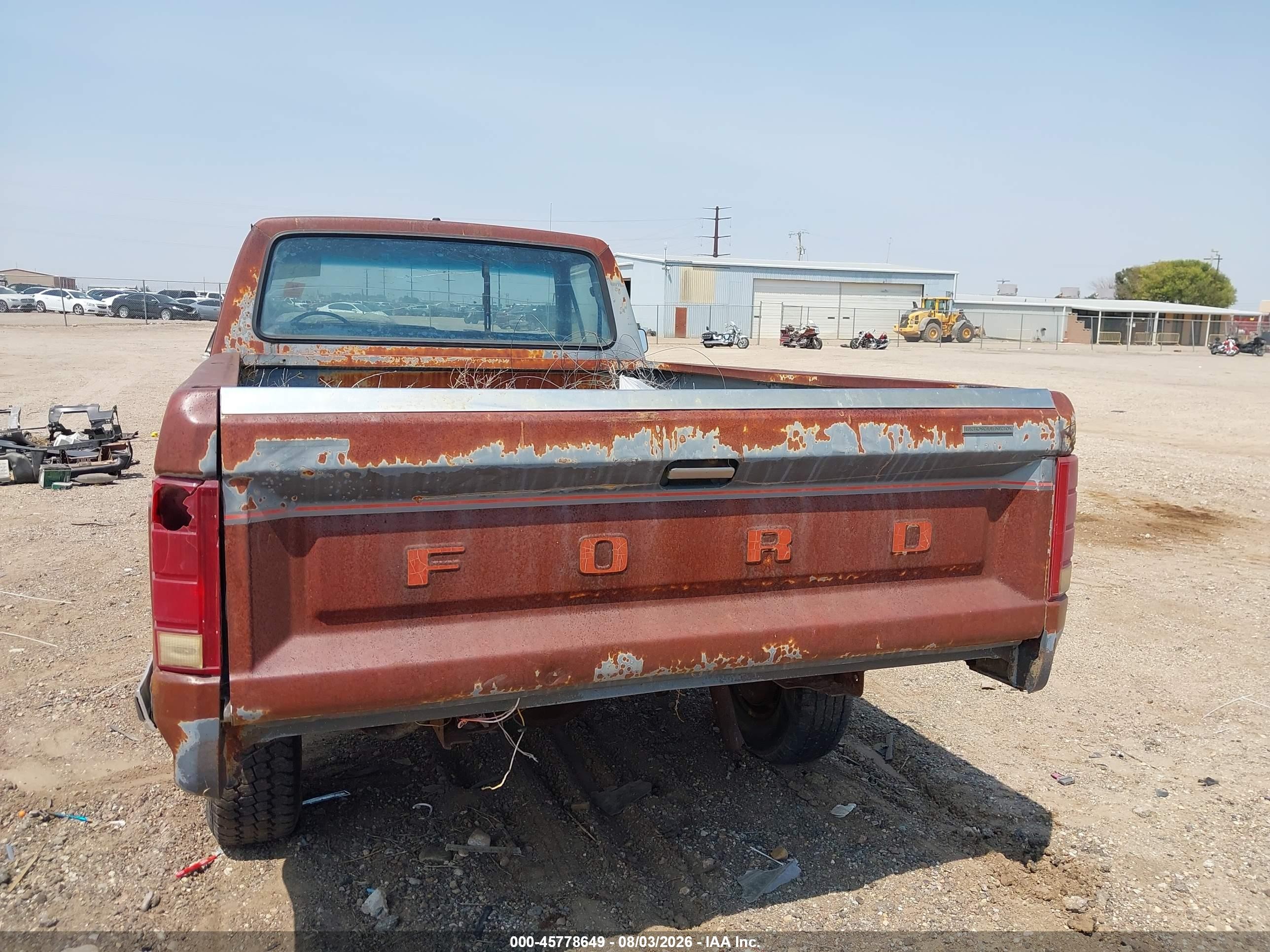 1986 Ford F150   Синий vin: 1FTEF14N3GKA50549