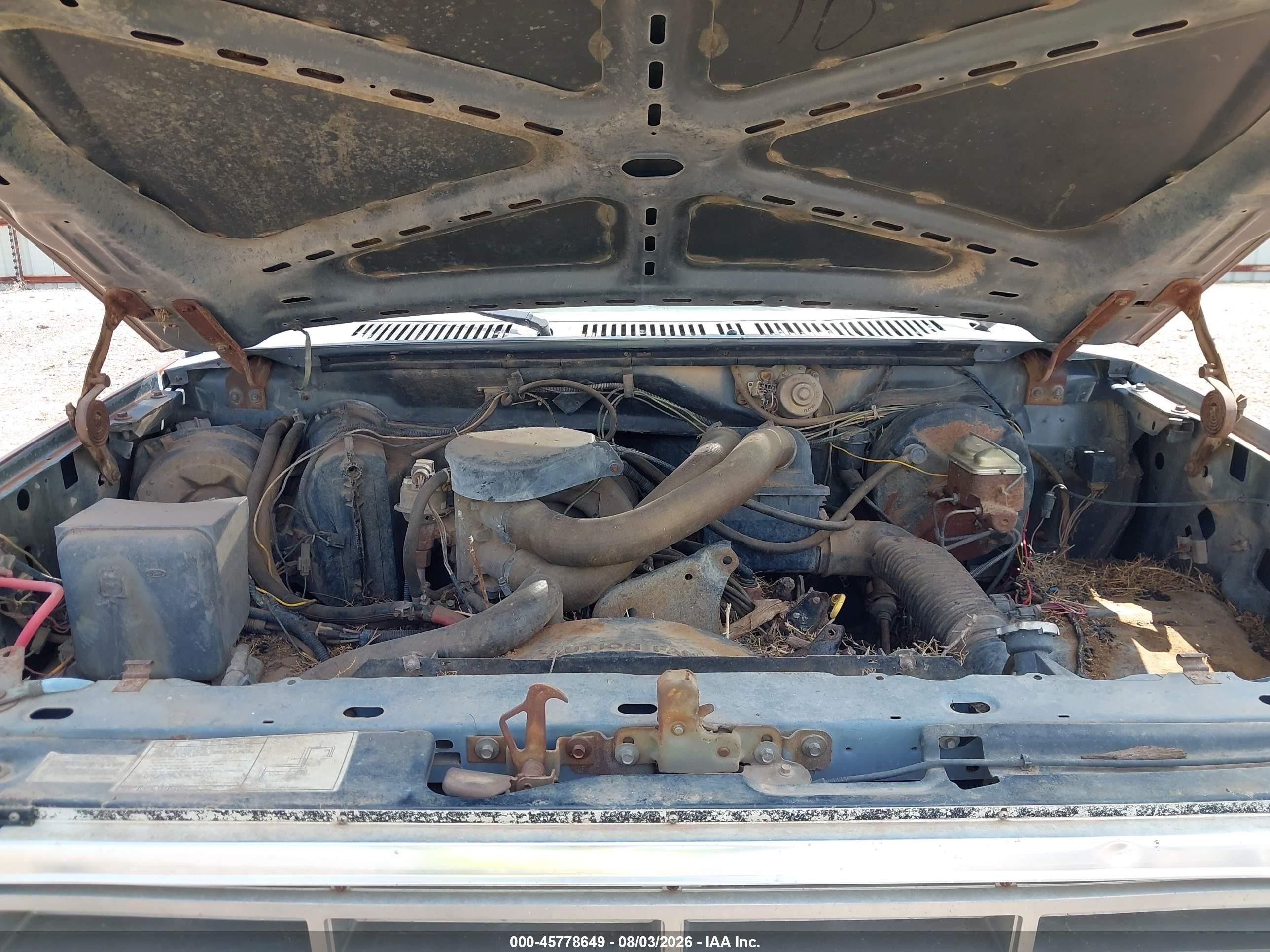 1986 Ford F150   Синий vin: 1FTEF14N3GKA50549