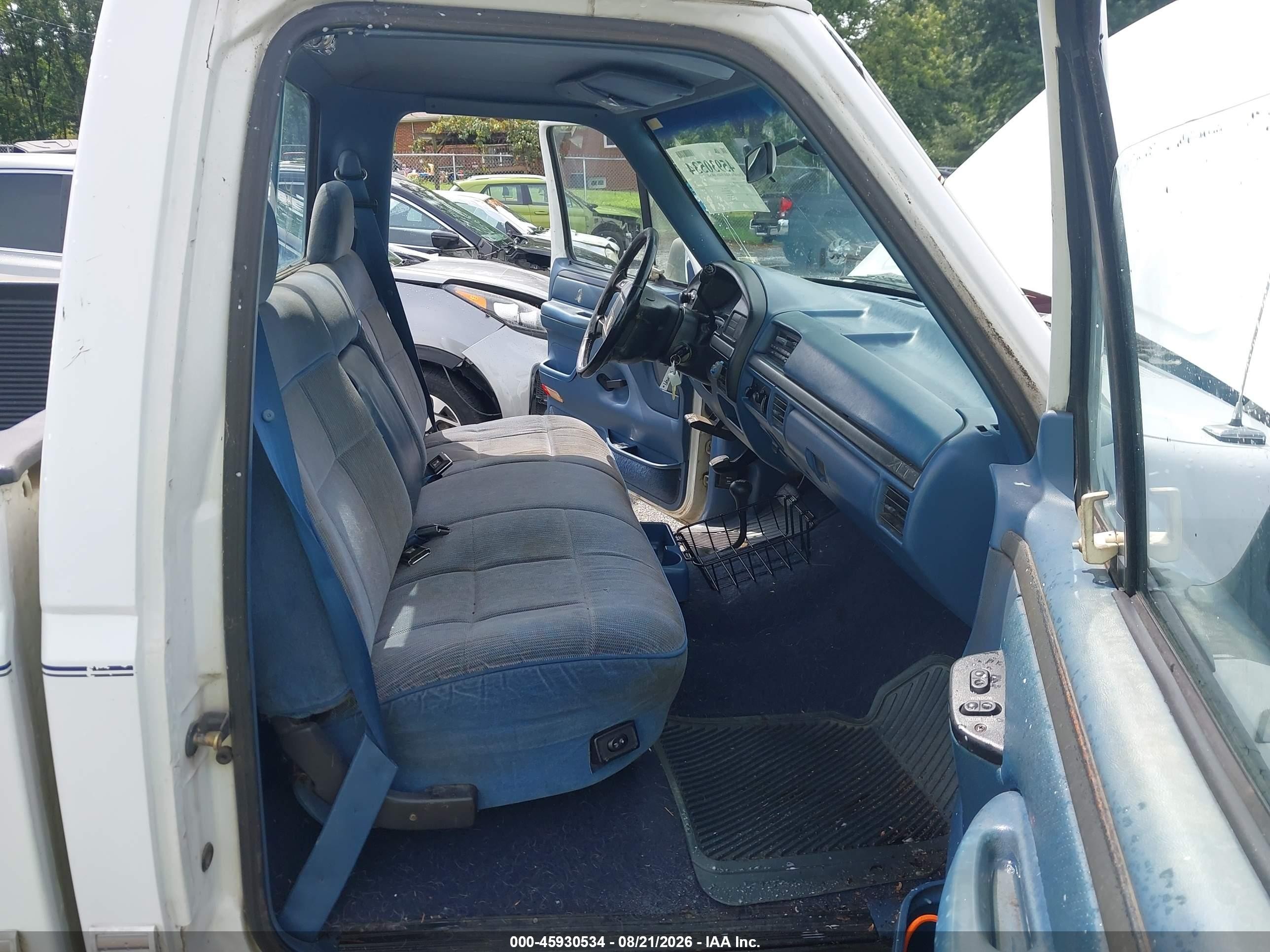 1994 Ford F150 White vin: 1FTEF14N3RNA73296