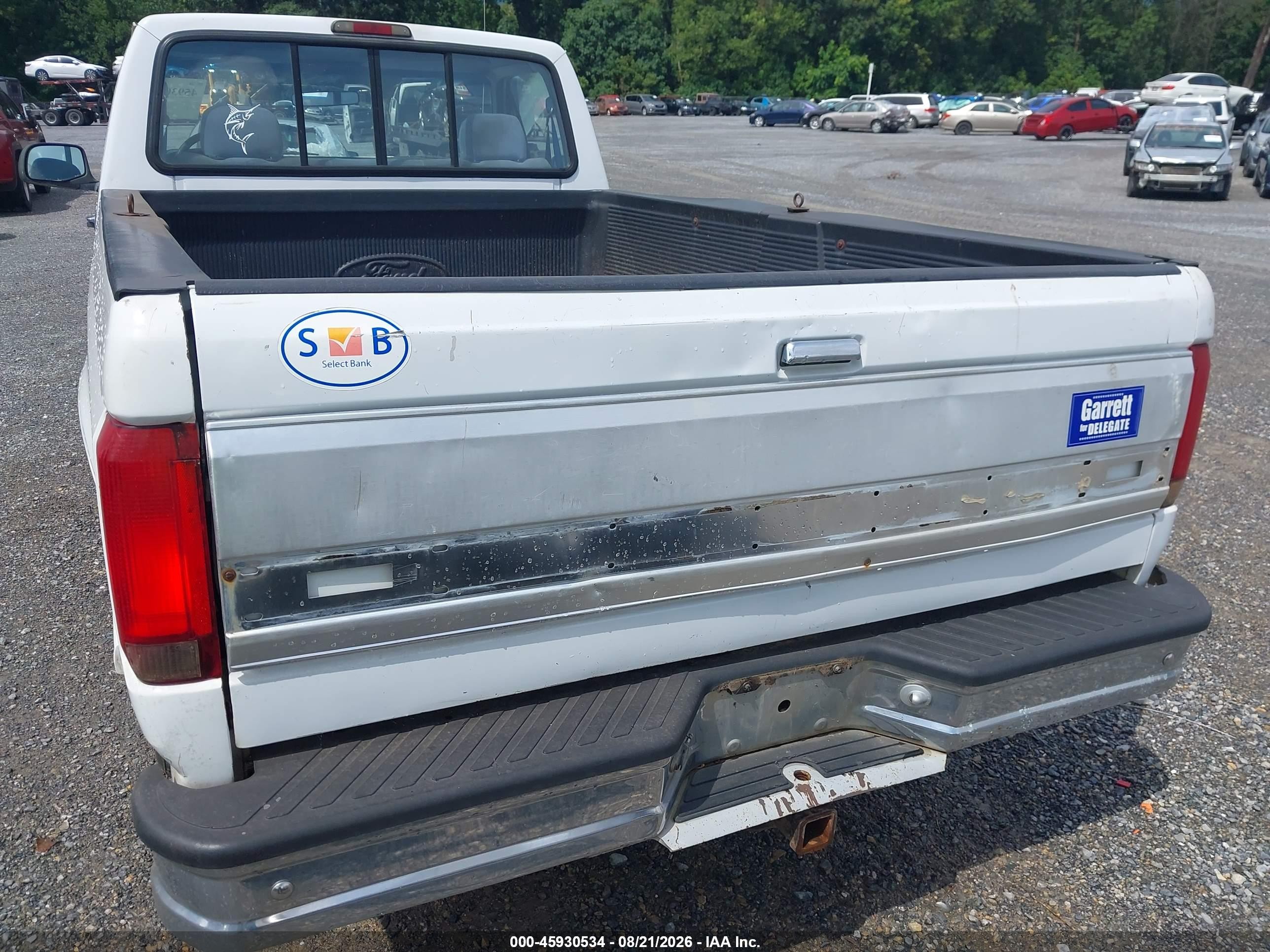 1994 Ford F150 White vin: 1FTEF14N3RNA73296