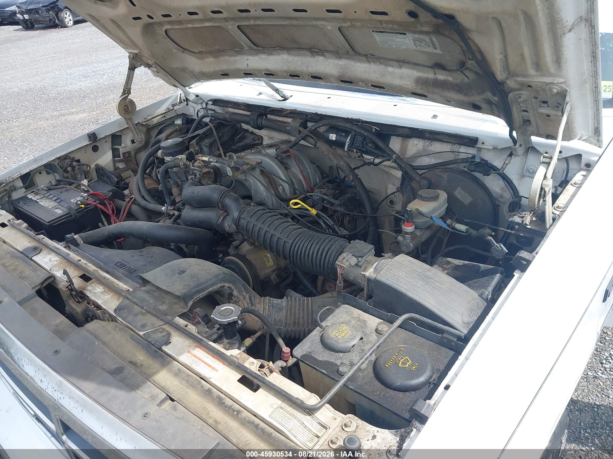 1994 Ford F150 White vin: 1FTEF14N3RNA73296