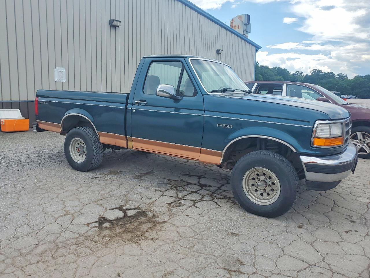 1995 Ford F150 Blue vin: 1FTEF14N3SNB06285
