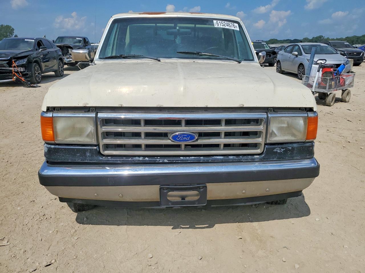 1988 Ford F150 White vin: 1FTEF14N4JPB68698