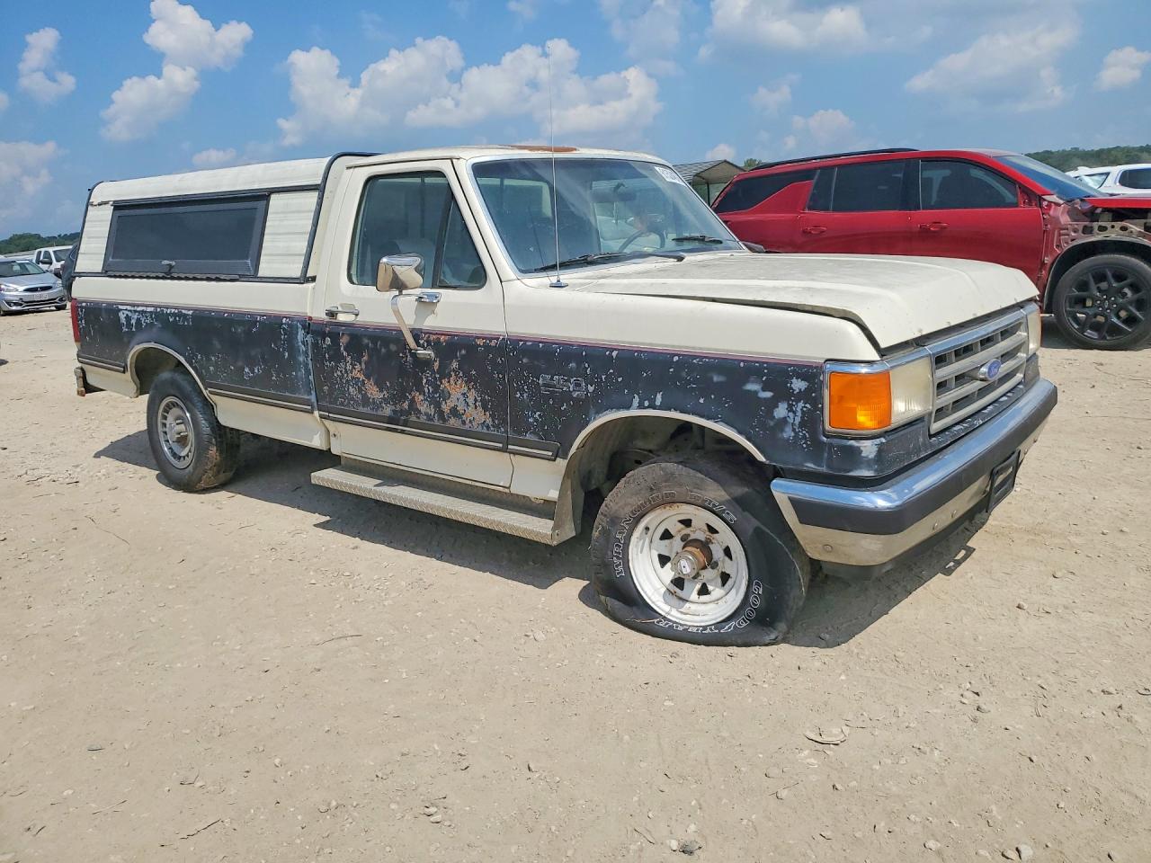 1988 Ford F150 White vin: 1FTEF14N4JPB68698