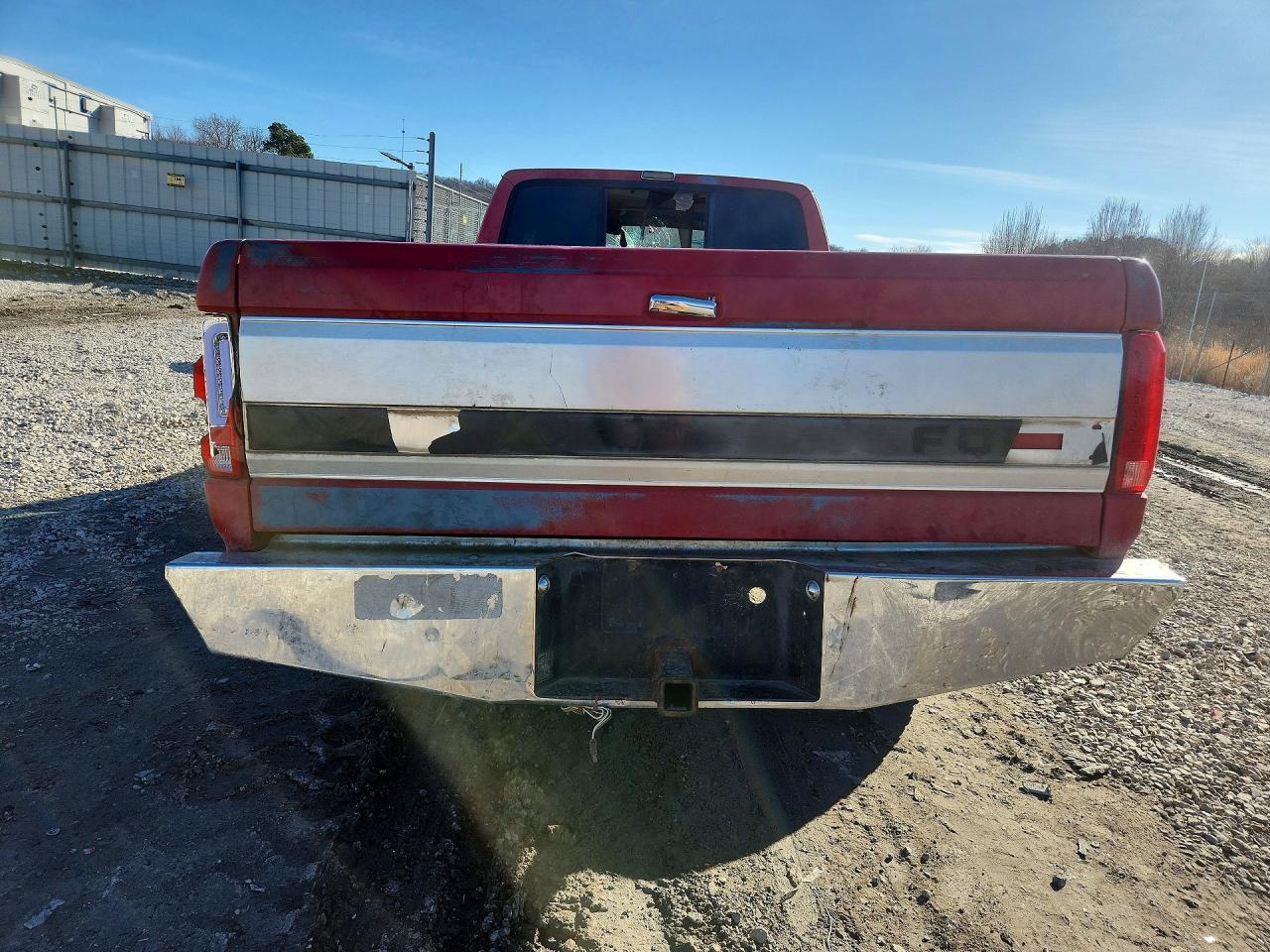 1993 Ford F150 Red vin: 1FTEF14N4PLA54118