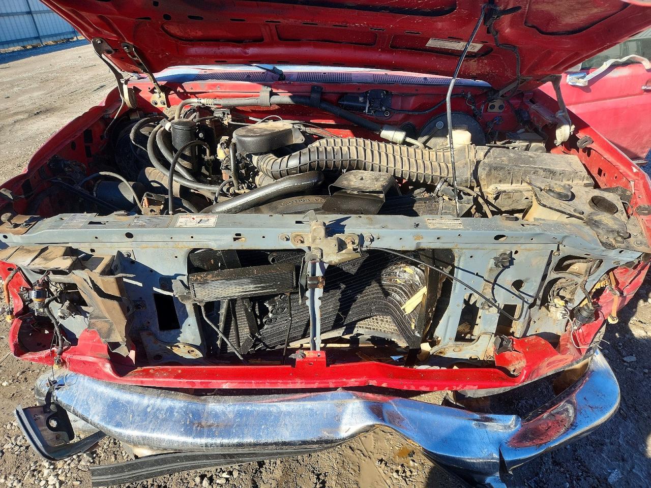 1993 Ford F150 Red vin: 1FTEF14N4PLA54118