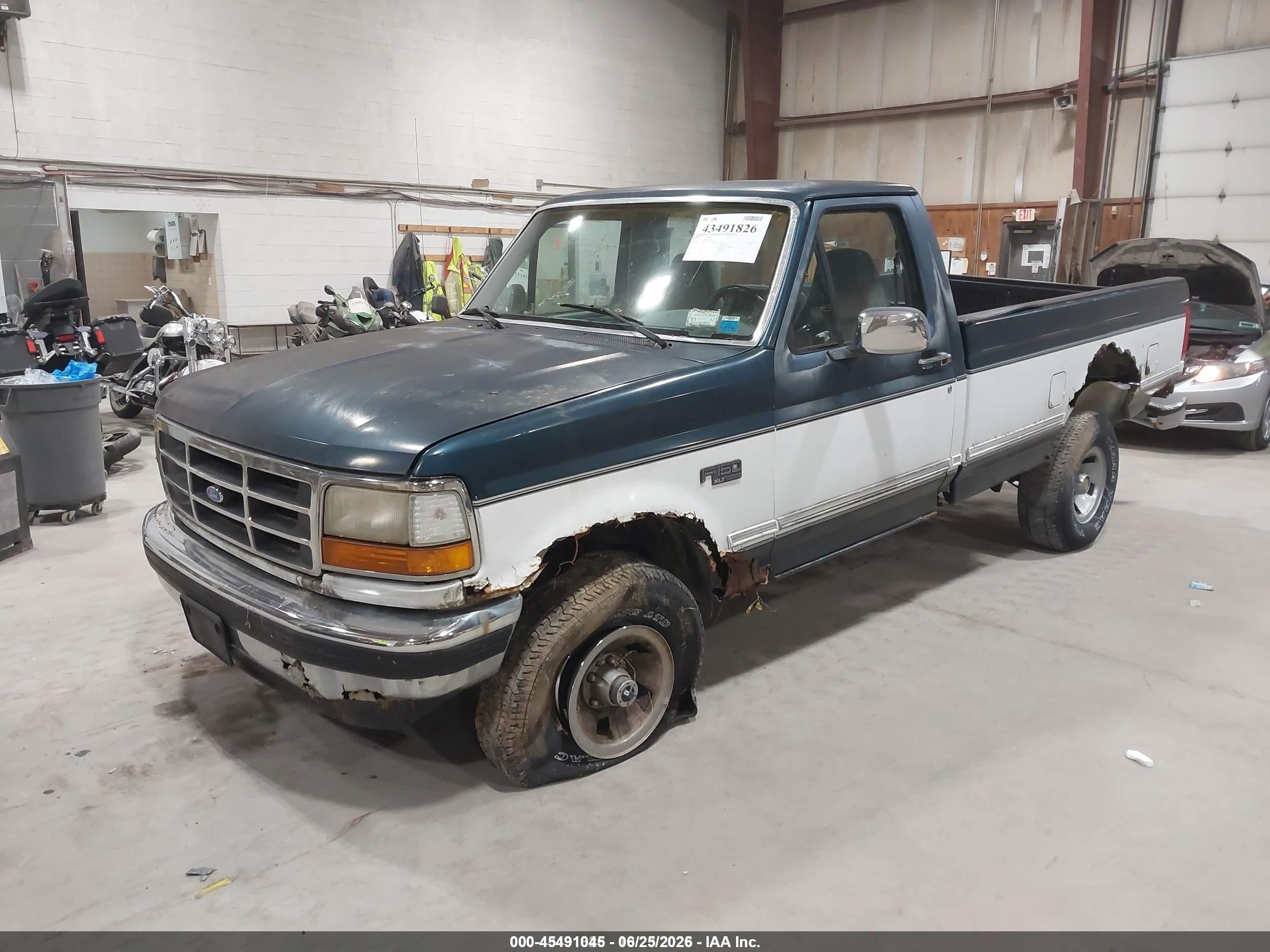 1994 Ford F150   Green vin: 1FTEF14N4RLB65786