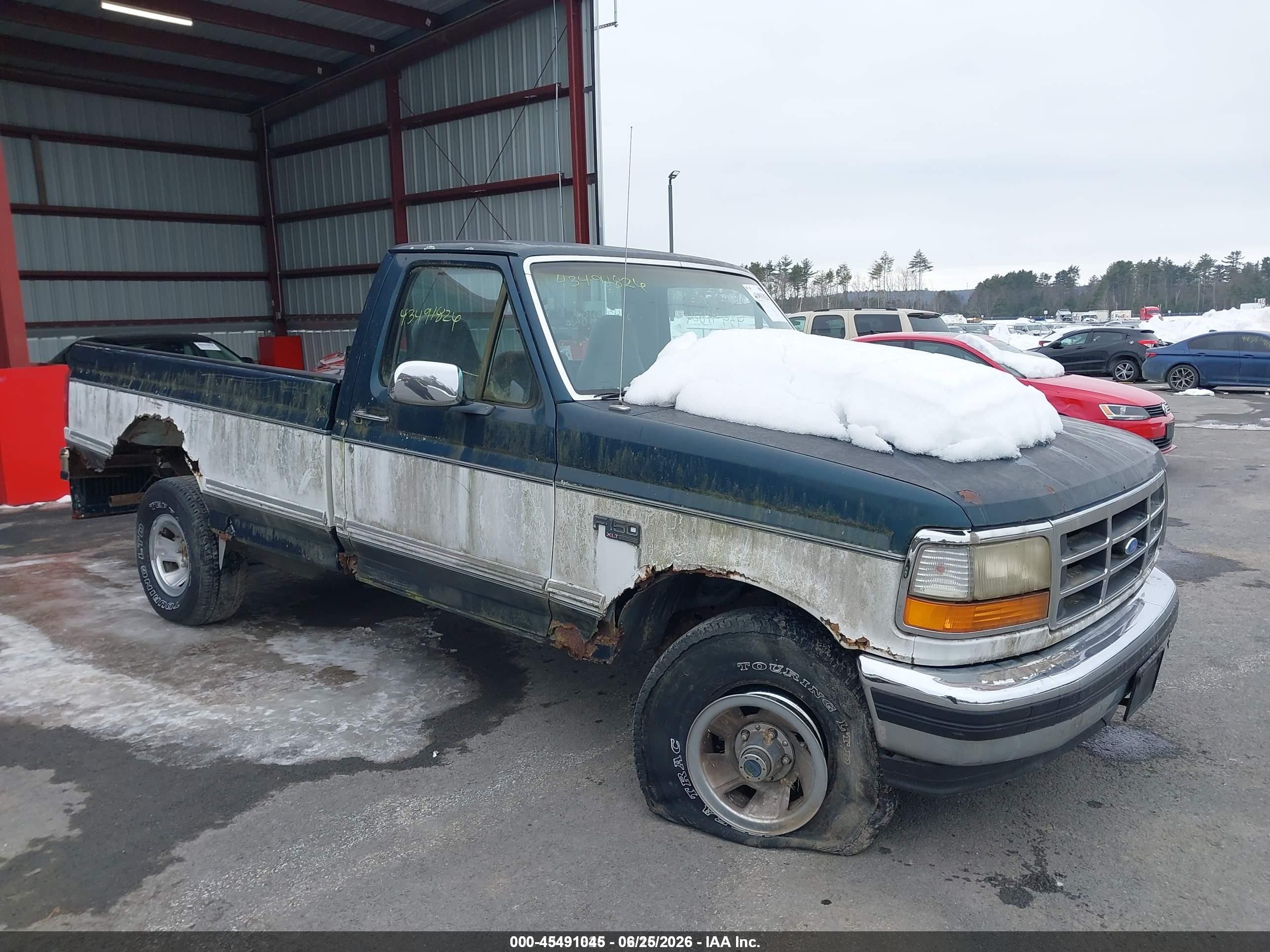 1994 Ford F150   Green vin: 1FTEF14N4RLB65786