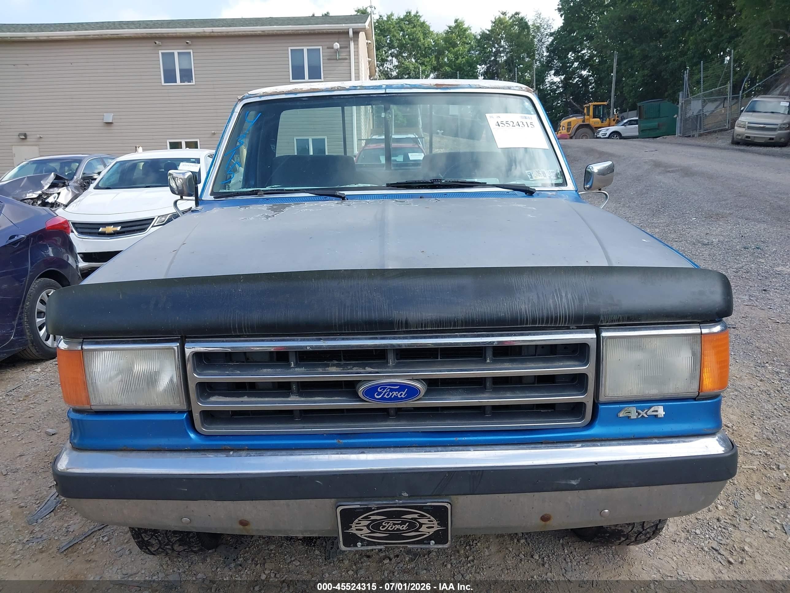 1990 Ford F150   Синий vin: 1FTEF14N5LNB24465