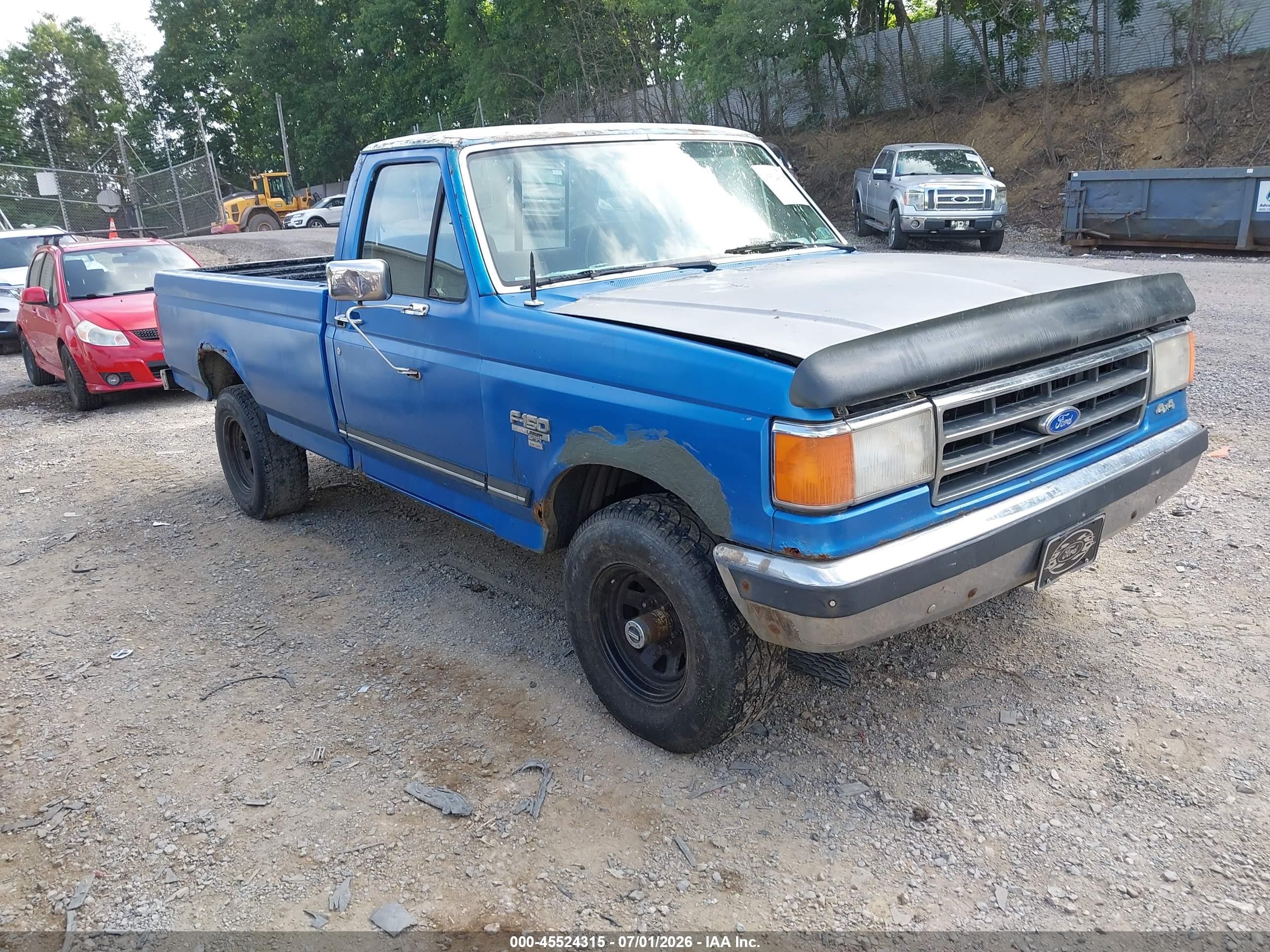 1990 Ford F150   Blue vin: 1FTEF14N5LNB24465